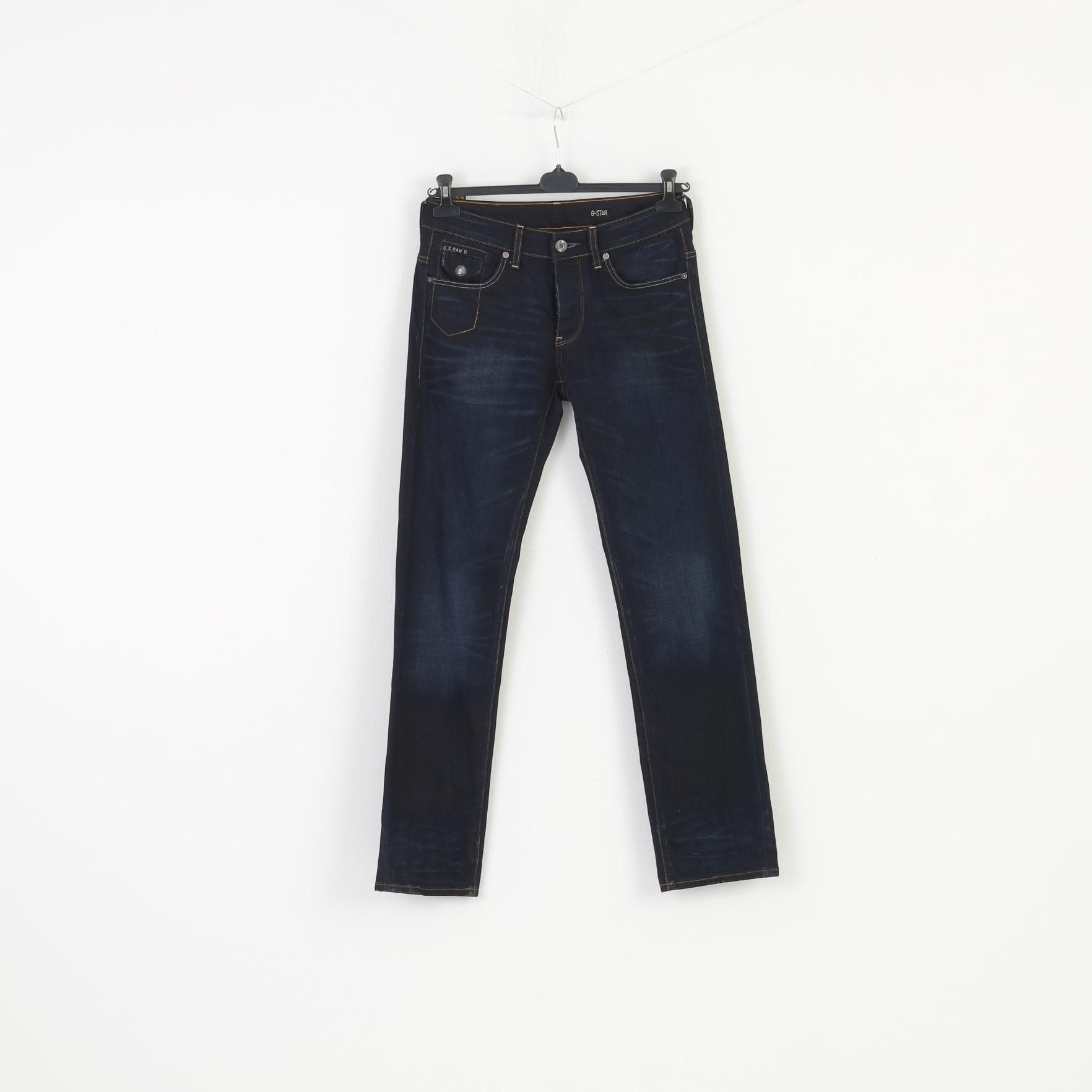 G-Star G-Star Men 29 32 Trousers Navy Blue Morris 10155 Size US 29 - 1 Thumbnail