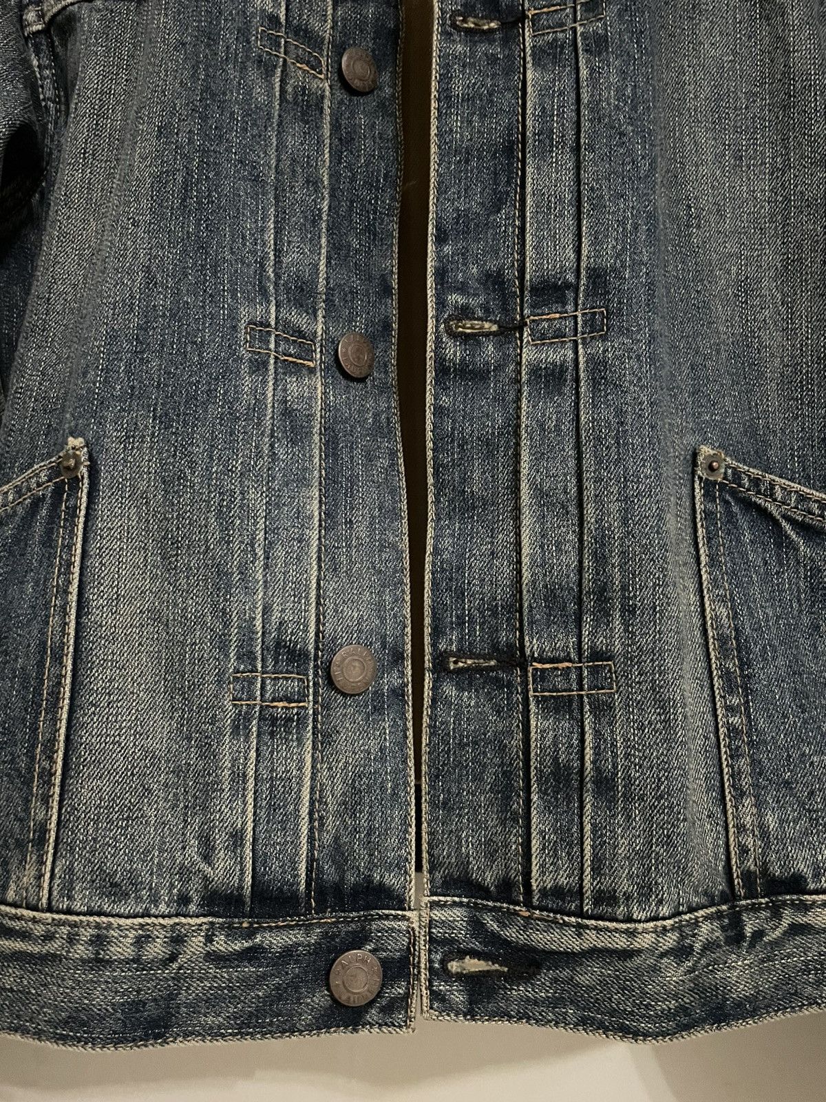 RRL Ralph Lauren × Ralph Lauren Ralph Lauren Type 2 Denim Jacket With Stripe Insulation Size M / US 6-8 / IT 42-44 - 10 Thumbnail
