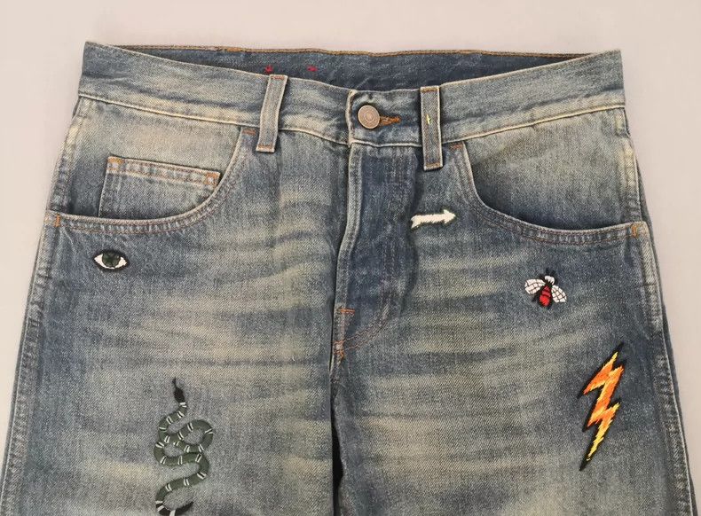Gucci Gucci Embroidered jeans 2501-Nextarrow Size US 30 / EU 46 - 3 Thumbnail