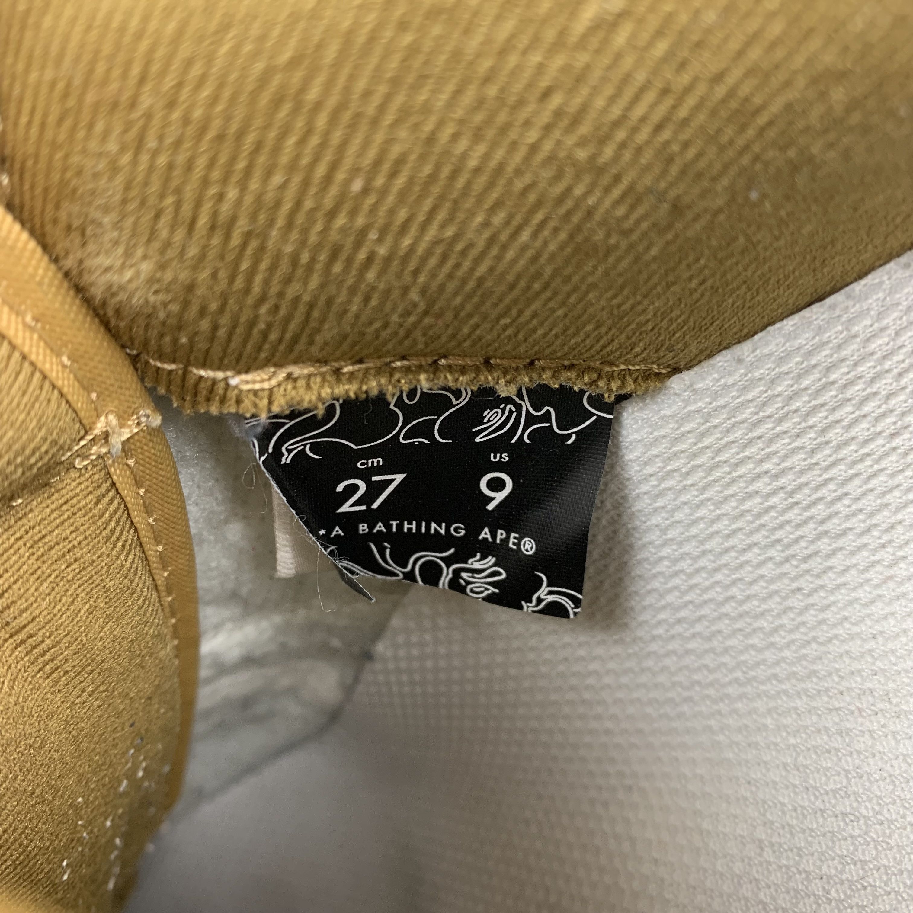Bape Rare A Bathing Ape Bapesta Size US 9 / EU 42 - 11 Thumbnail