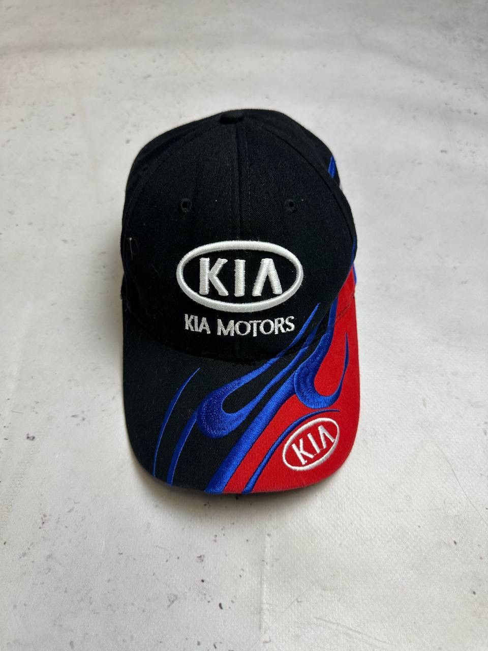 Vintage Vintage Kia Racing Flame Cap Y2K Os Size ONE SIZE - 1 Thumbnail