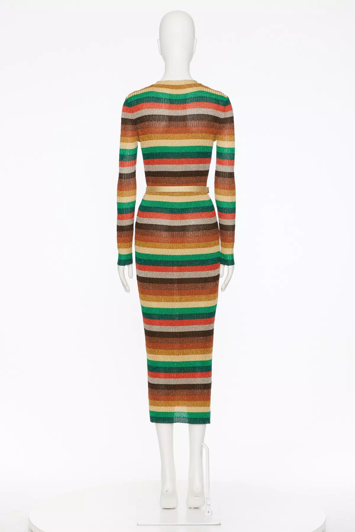 Valentino o1s1wg111125 Jacquard Lurex Cardigan in Multicolor Size XL / US 12-14 / IT 48-50 - 4 Thumbnail