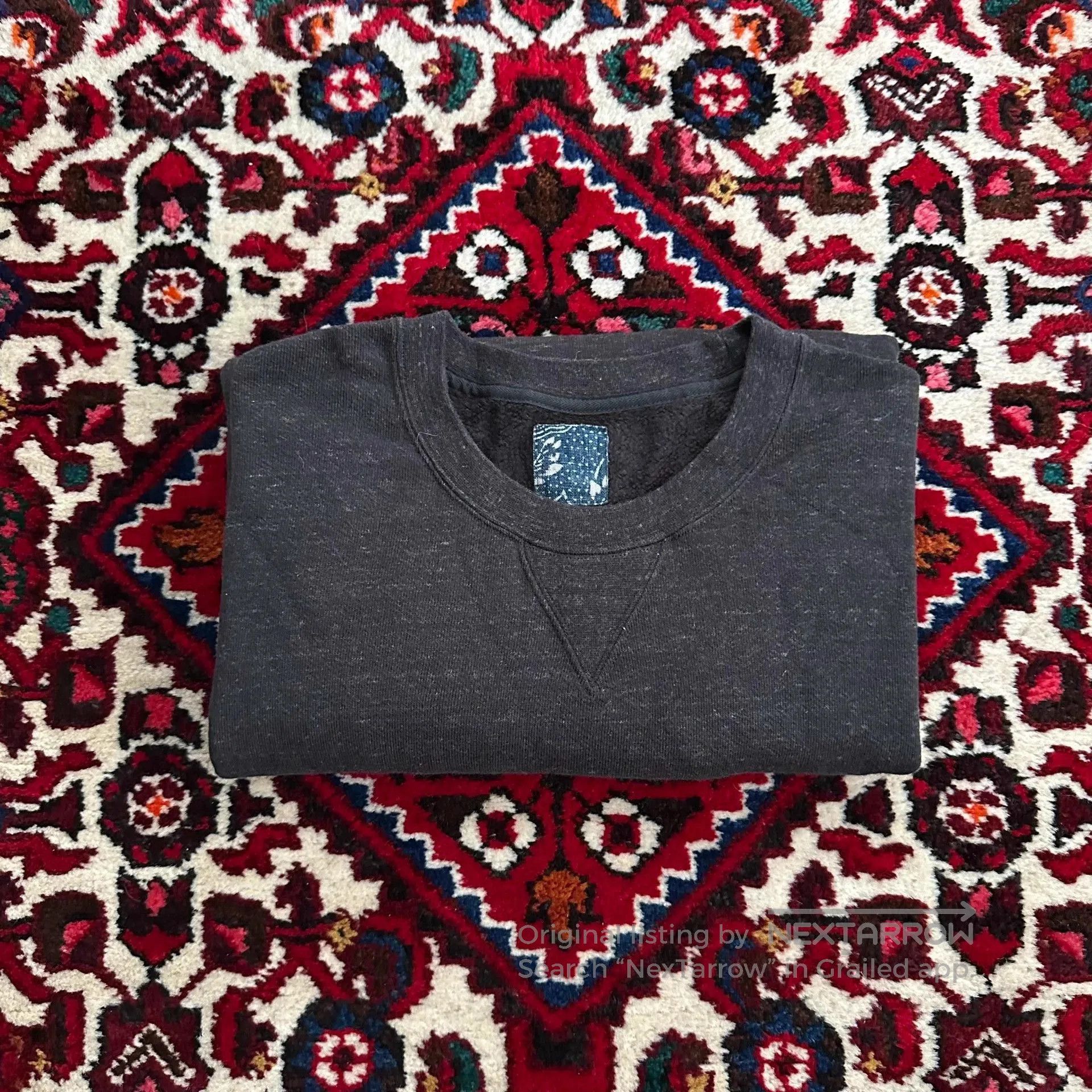 Visvim Oversized Crewneck Sweatshirt. Size US M / EU 48-50 / 2 - 7 Thumbnail
