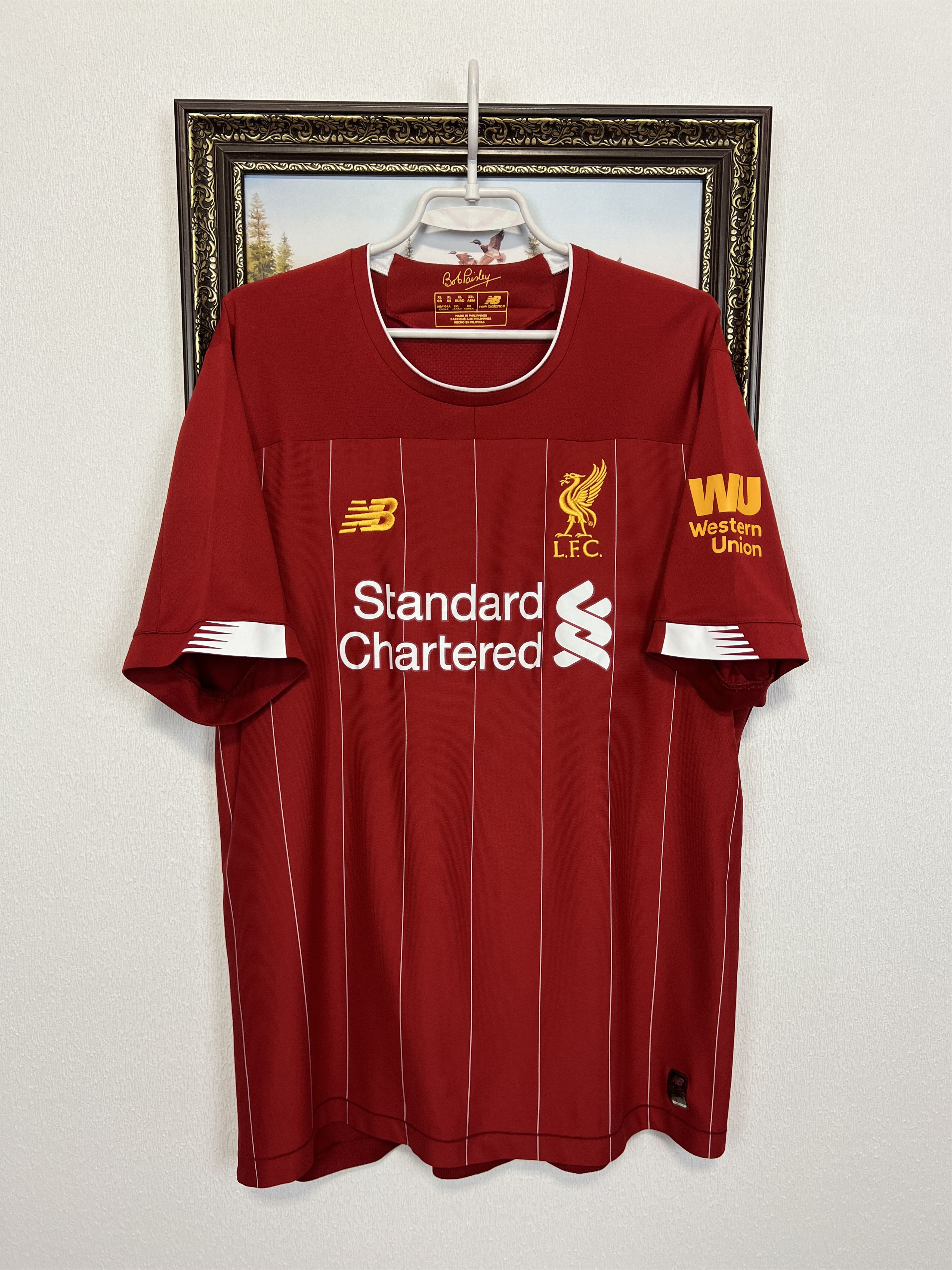New Balance Liverpool Home football shirt Soccer #21 Chamberlain Jersey Size US XL / EU 56 / 4 - 1 Thumbnail
