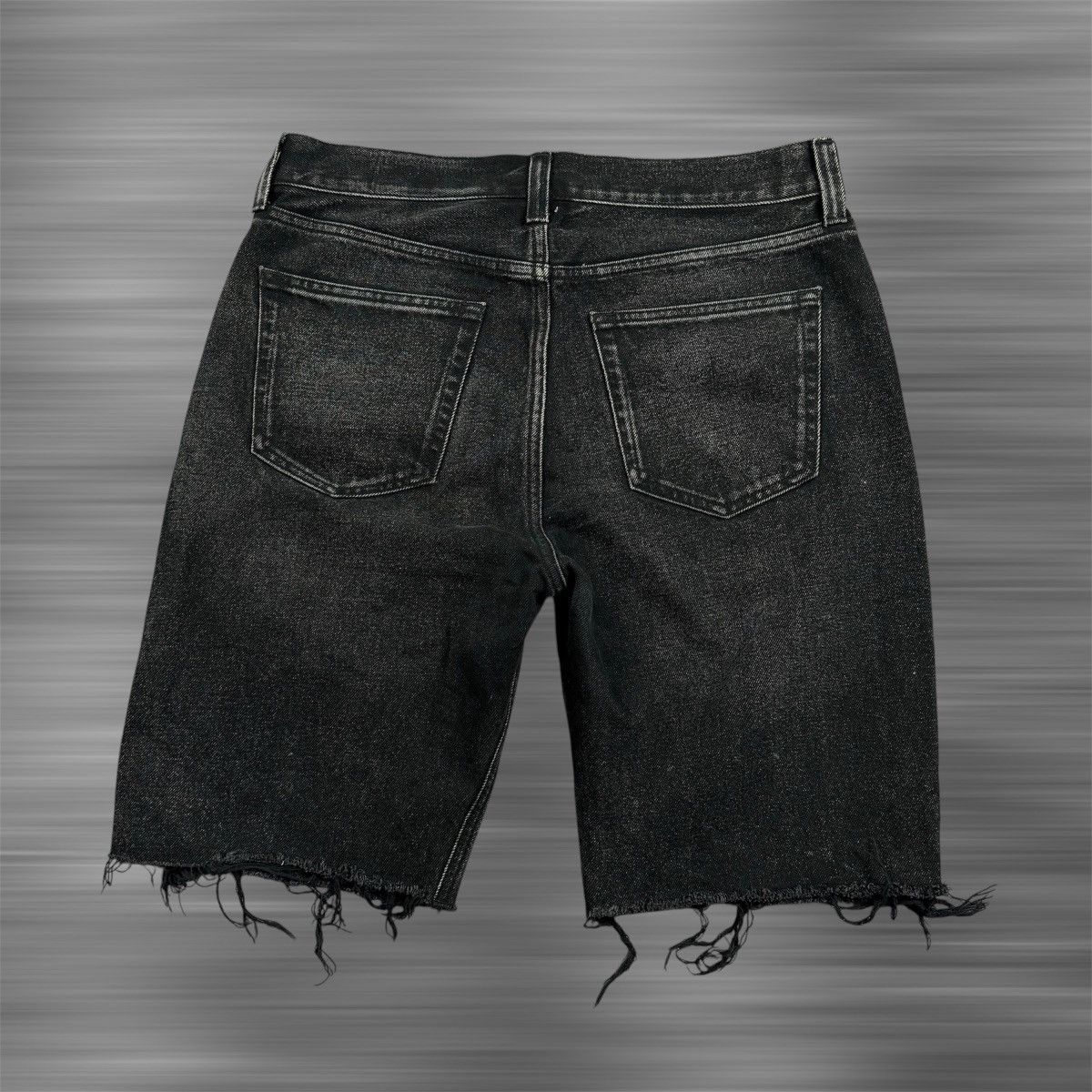 Balenciaga Balenciaga Denim Cut Off Shorts Size US 30 / EU 46 - 4 Thumbnail