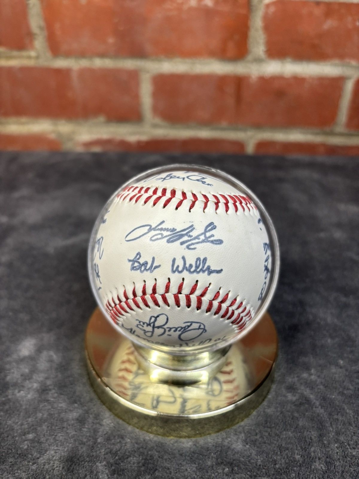 MLB Vintage 90s Seattle Mariners 1998 Facsimile Autograph Ball Size ONE SIZE - 6 Thumbnail