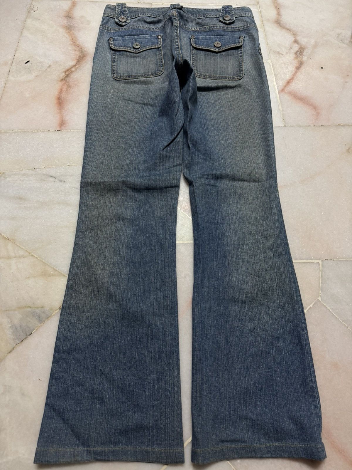 Japanese Brand 💥FLARED💥BANANA REPUBLIC RUSTY MUDWASH BUSHPANTS RARE DENIM Size US 30 / EU 46 - 9 Thumbnail