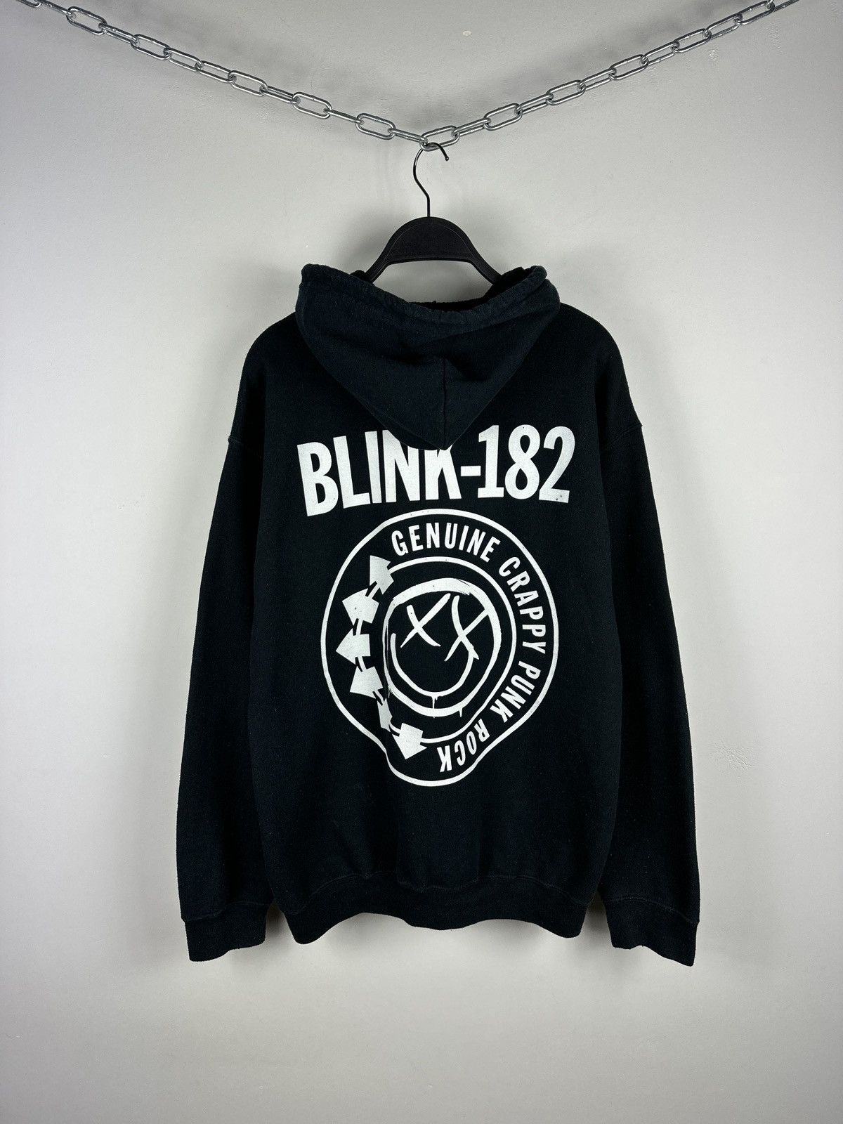 Band Tees × Vintage Vintage Y2K Blink-182 Rock Band Zip Hoodie Size US M / EU 48-50 / 2 - 1 Thumbnail