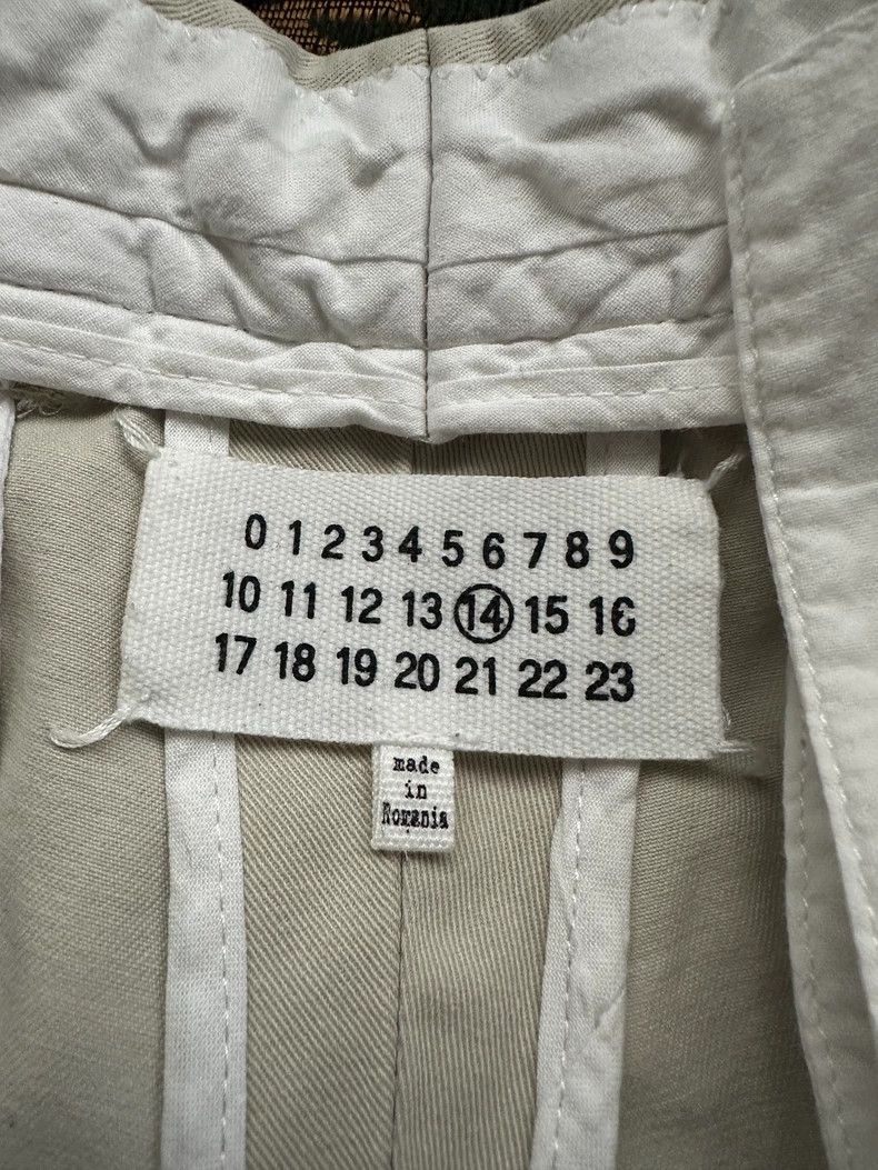 Maison Margiela 20aw bone white basic trousers Menswear