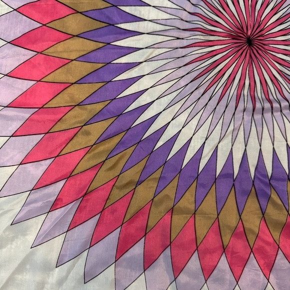 Other Vintage Geometric Pattern Square Scarf Size ONE SIZE - 2 Thumbnail
