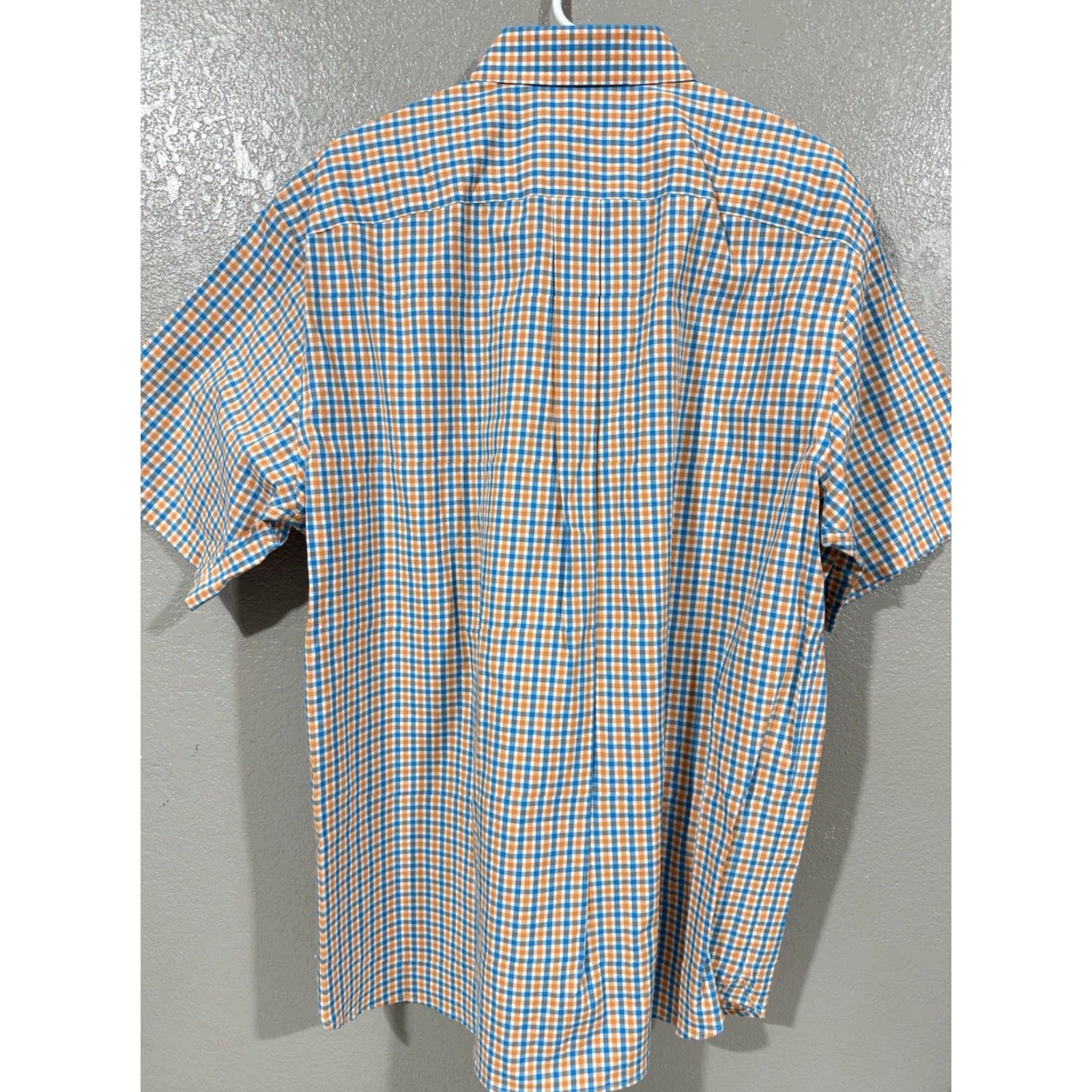 Cremieux Daniel Cremieux Shirt Mens L Blue Plaid Signature Collection Button Short Sleeve Size US L / EU 52-54 / 3 - 7 Thumbnail