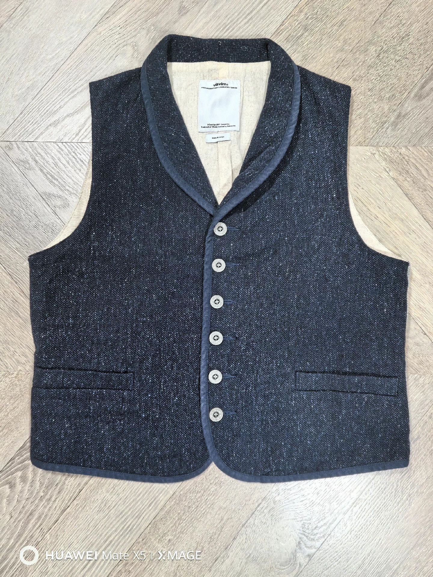 Visvim VISVIM 14AW GRANGER VEST MELANGE WOOL Size 40S - 1 Thumbnail