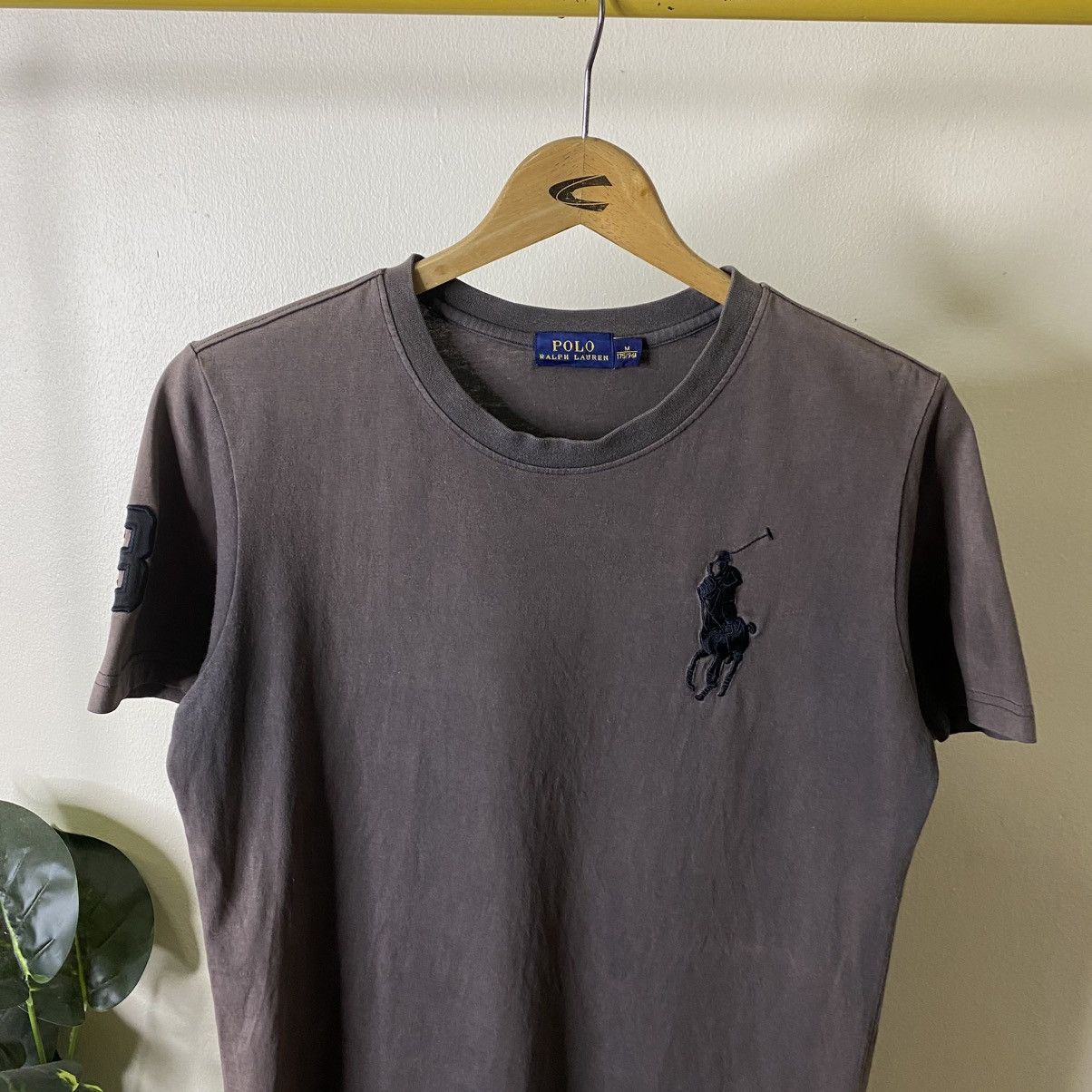 Polo Ralph Lauren Vintage Polo Ralph Lauren Embroidered Big Pony Sunfaded Tee Size US L / EU 52-54 / 3 - 2 Thumbnail