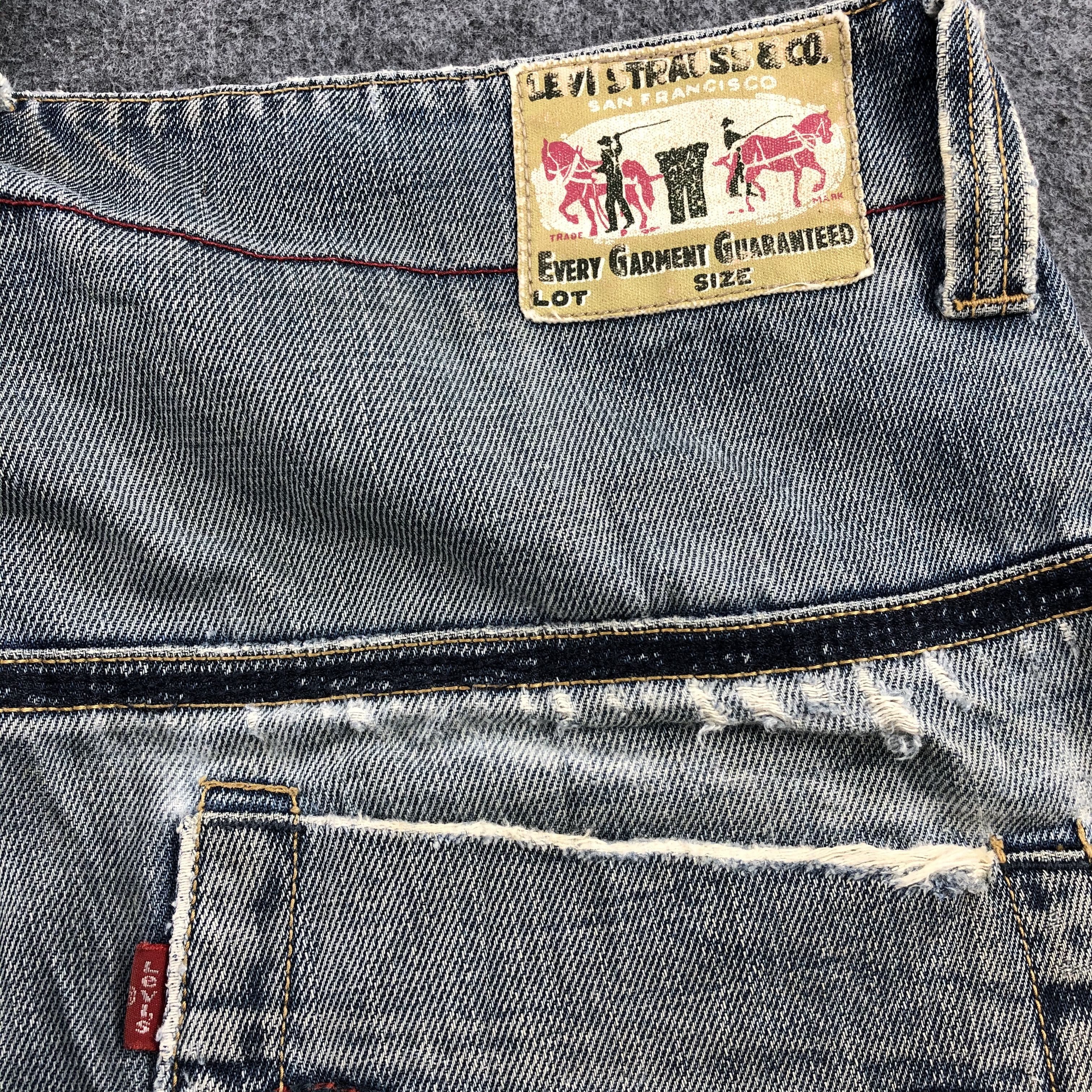 Levi's Vintage Levis San Francisco Jeans Faded Blue Denim KJ456 Size US 34 / EU 50 - 5 Thumbnail