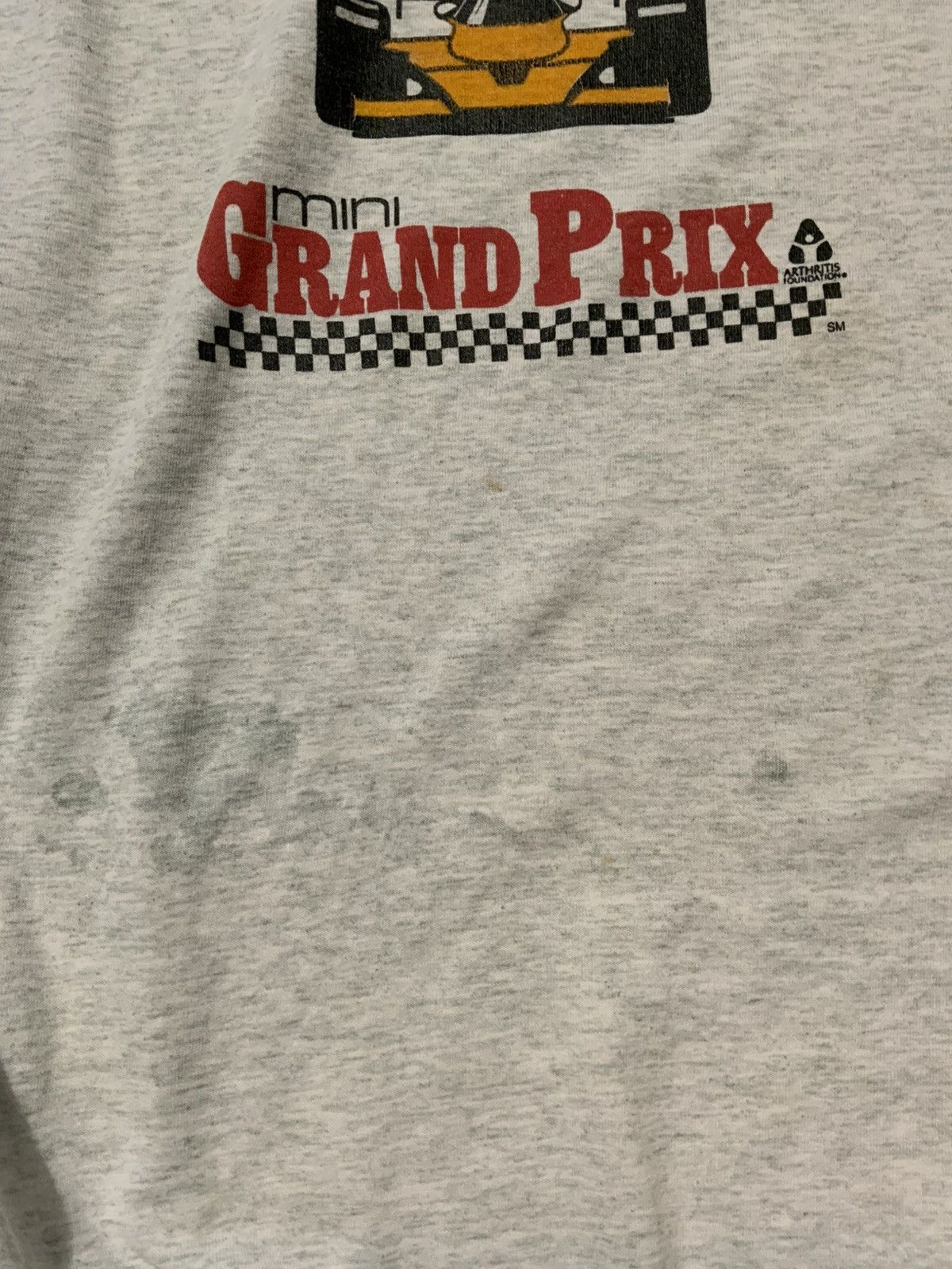 Vintage VTG 90s Mini Grand Prix Racing 50/50 Single Stitch T-Shirt Size US XL / EU 56 / 4 - 7 Thumbnail