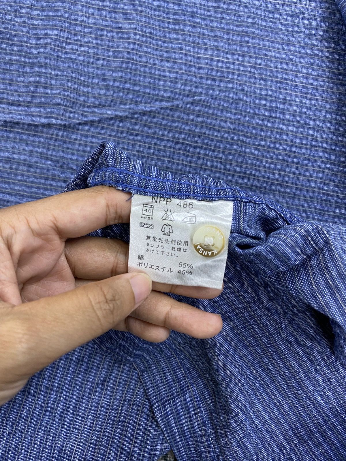Kansai Yamamoto Vintage Kansai Jeans Shortsleeve Cotton Zipper Jacket Size US M / EU 48-50 / 2 - 11 Thumbnail