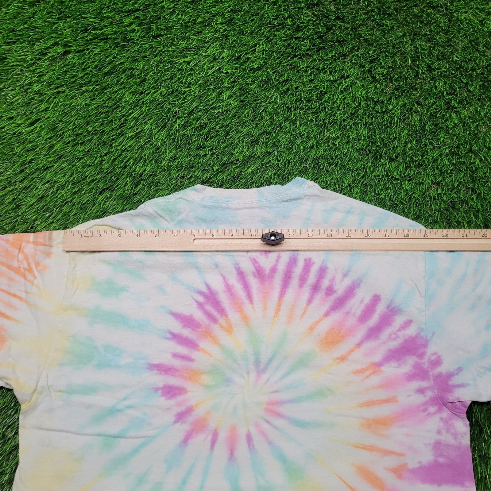 Other AC/DC High Voltage Pastel Tie-Dye Super Cropped Tee Womens L Size L / US 10 / IT 46 - 7 Thumbnail