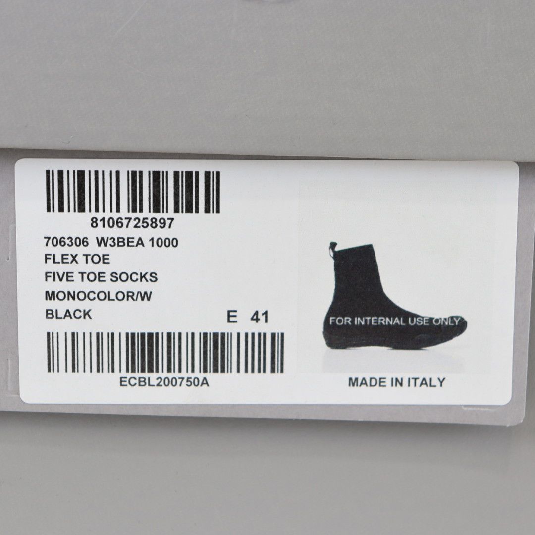 Balenciaga o1rshd1 Flex Five Toe Socks Boots in Black Size US 8 / EU 41 - 14 Thumbnail