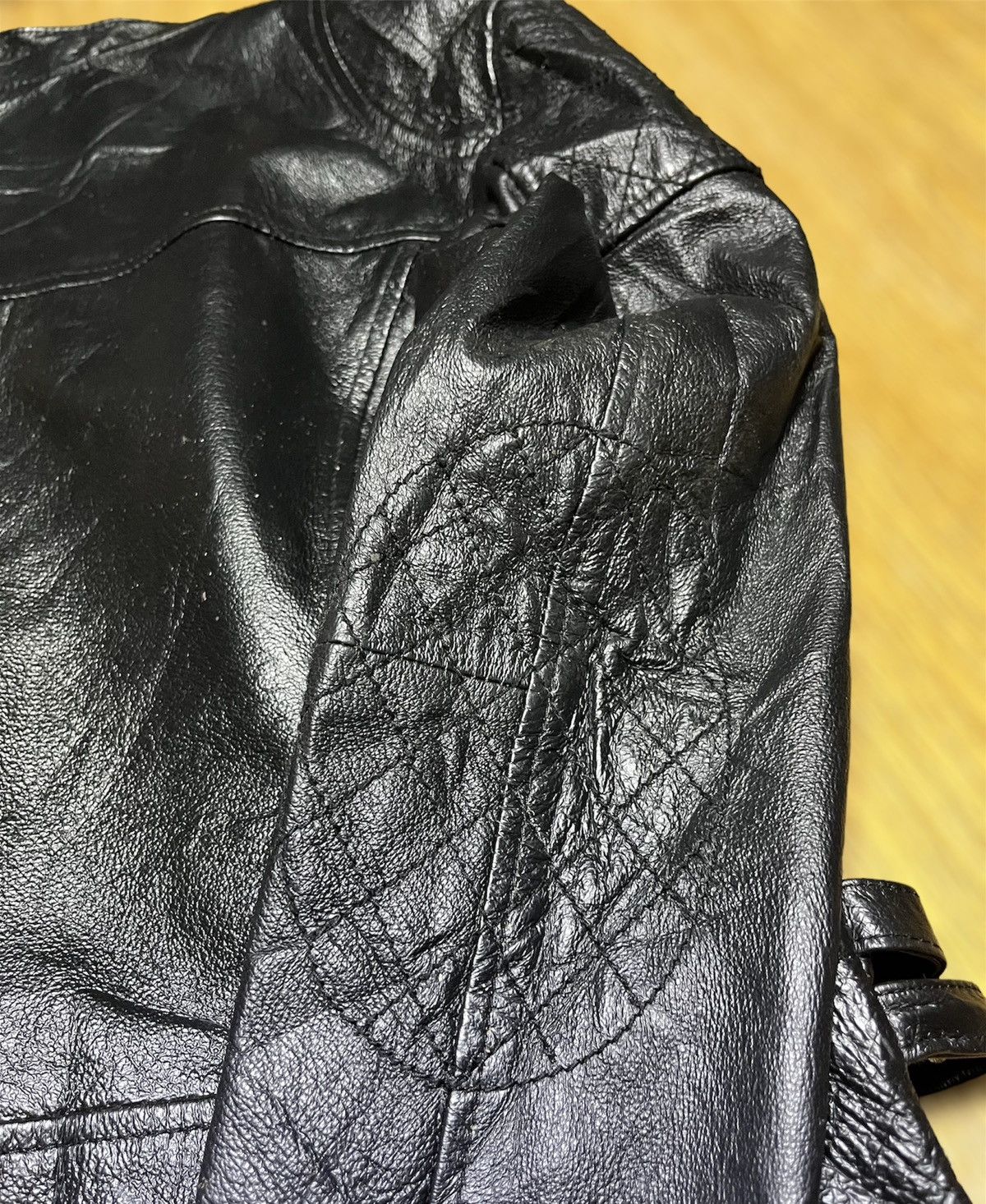 Vintage LEATHER JACKET GLAD NEWS Size US S / EU 44-46 / 1 - 5 Thumbnail