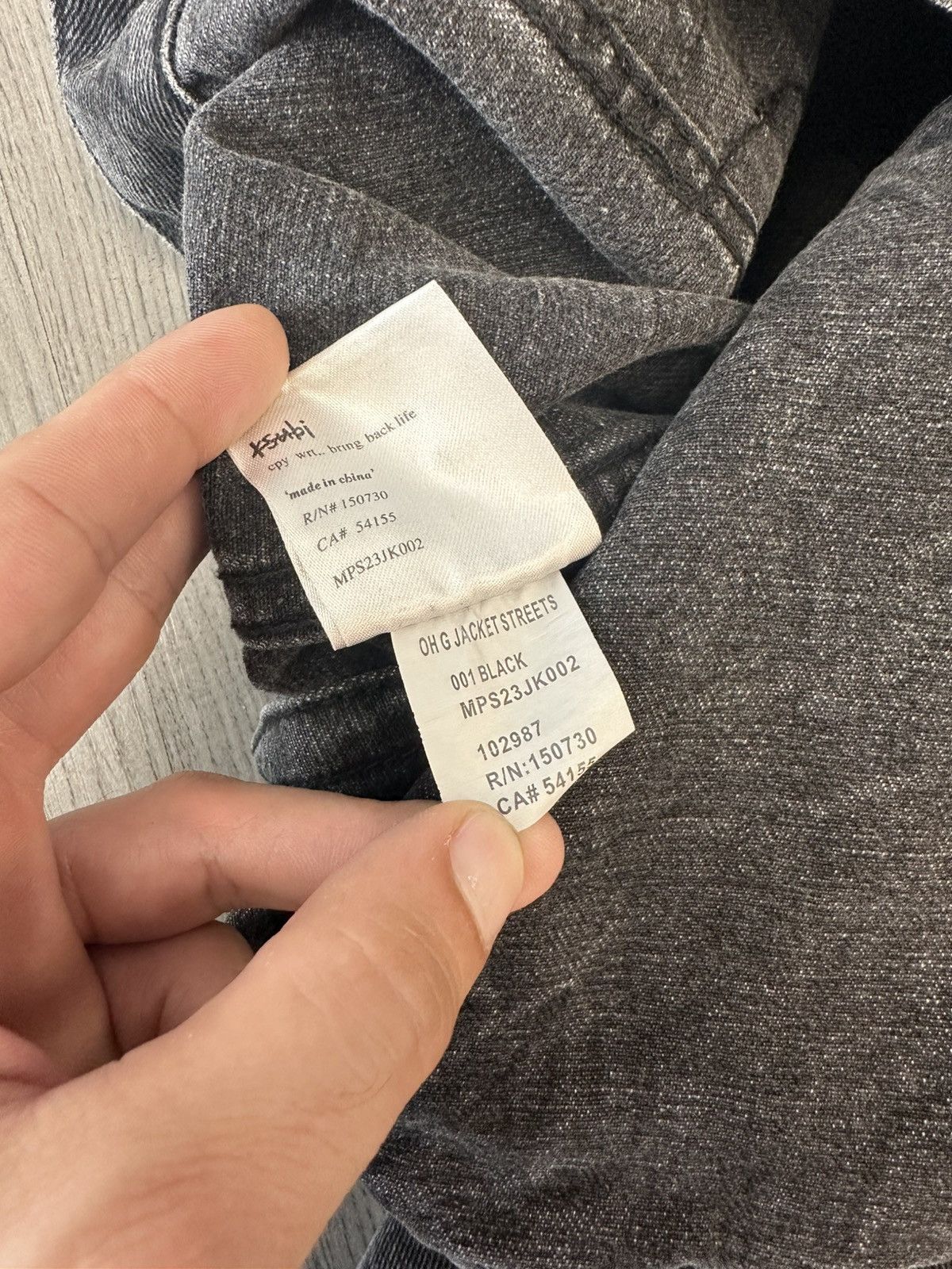 Ksubi Repaired Denim Jacket Black