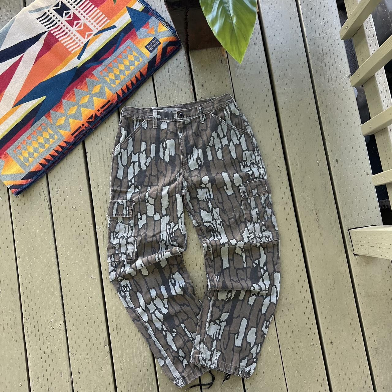 Vintage Vintage 80s Mossy Oaks Distressed Faded Camo Pants Size US 32 / EU 48 - 2 Thumbnail