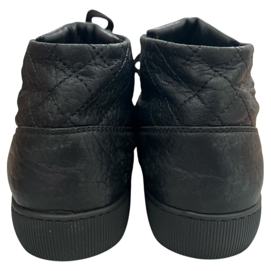 Chanel Chanel Black Quilted CC Logo Leather Sneakers, IT 39.5 Size US 9.5 / IT 39.5 - 5 Thumbnail