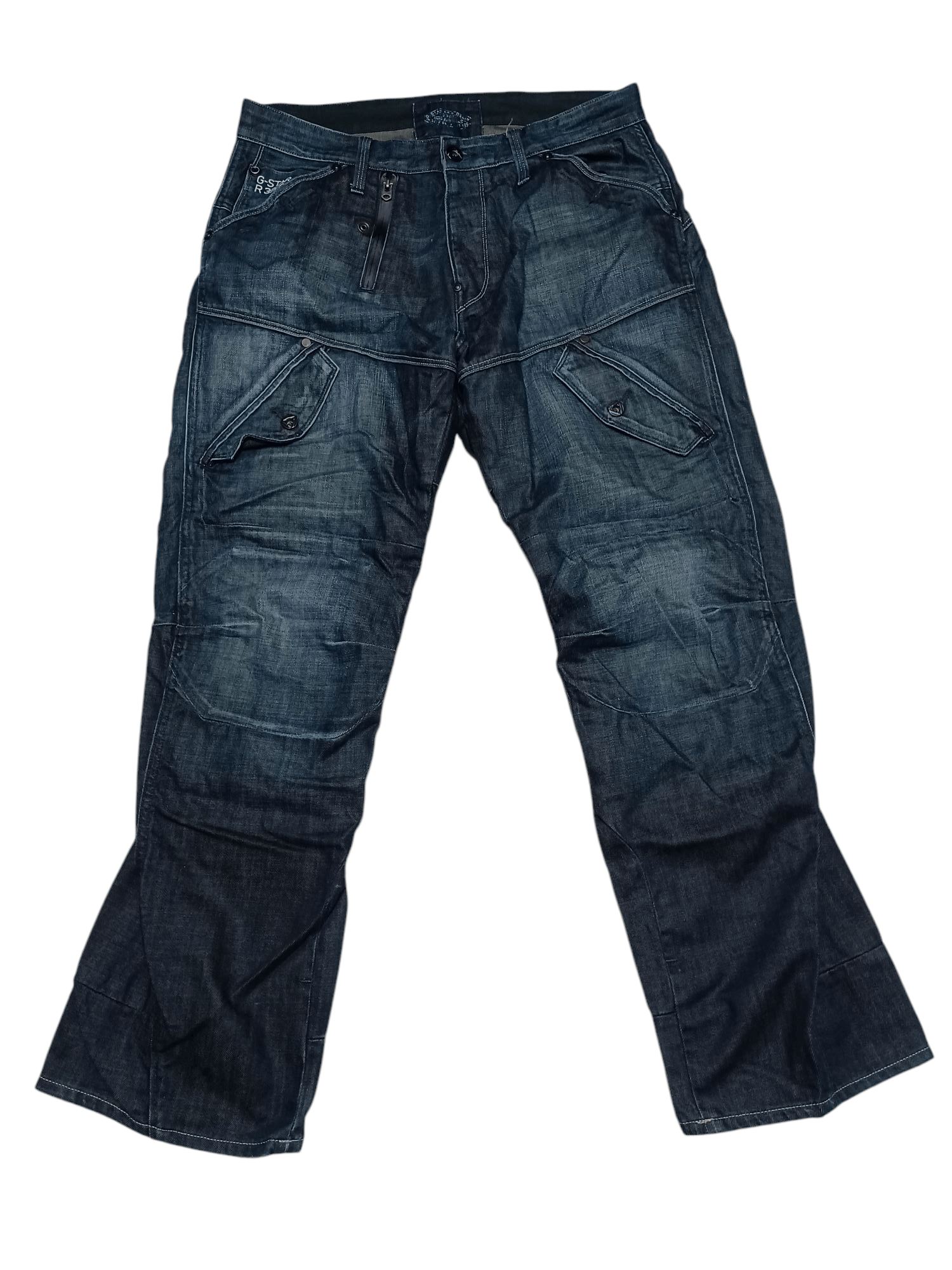 G-Star G STAR RAW MULTIPOCKET CARGO DOUBLE KNEE FIRE JEANS Size US 34 / EU 50 - 1 Thumbnail
