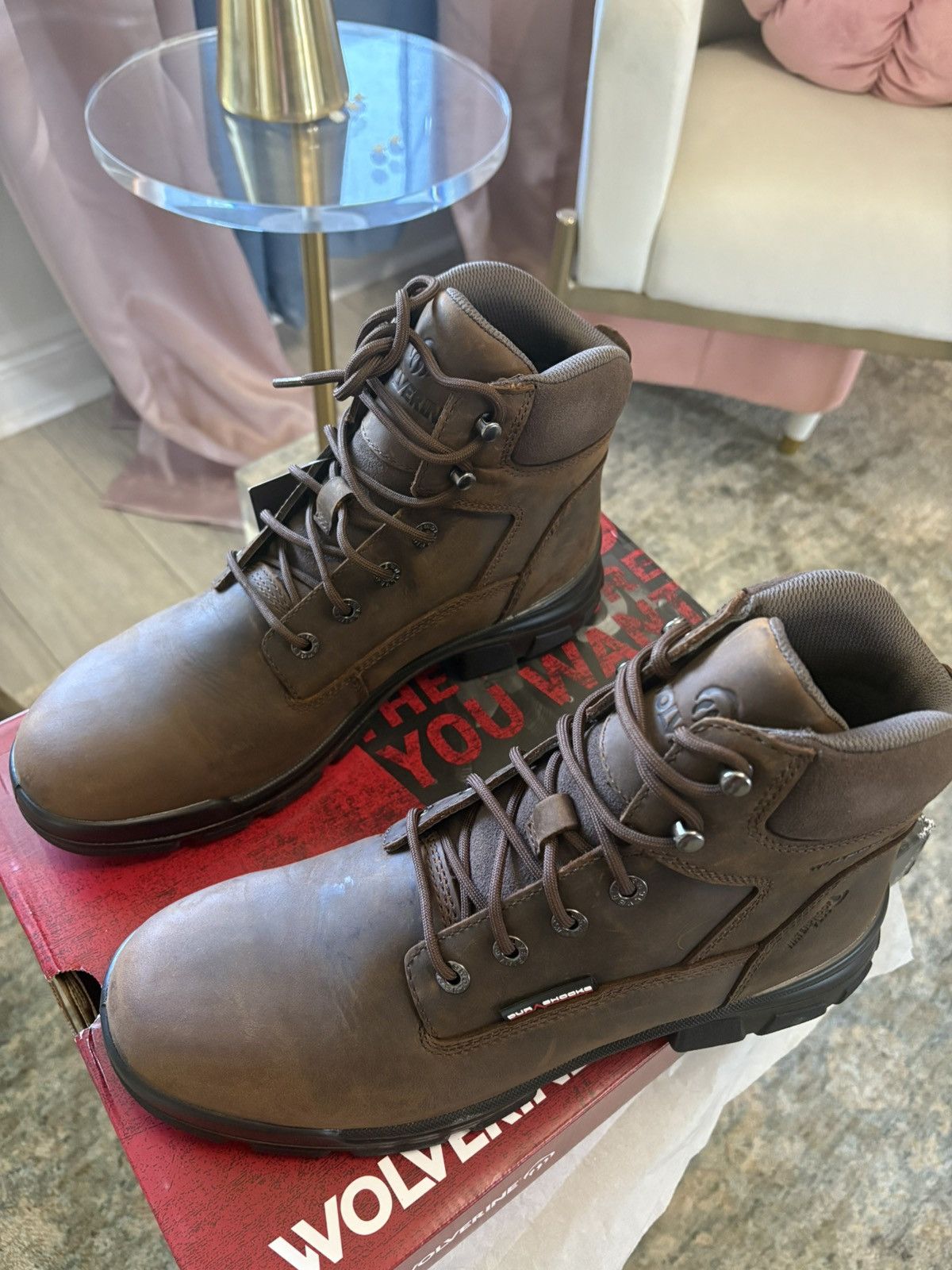 Wolverine Wolverine Men's DuraShocks WPZ CarbonMax 8" Construction Size US 10.5 / EU 43-44 - 3 Thumbnail