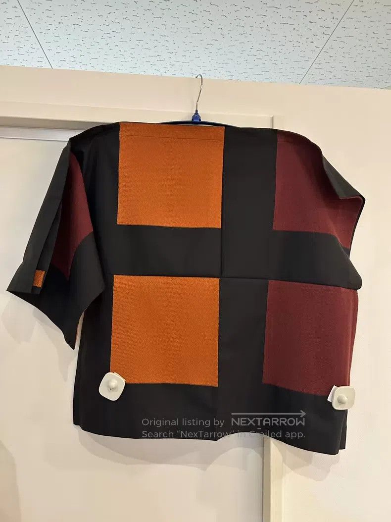 Issey Miyake Issey Miyake Color Block Top Size L / US 10 / IT 46 - 1 Thumbnail
