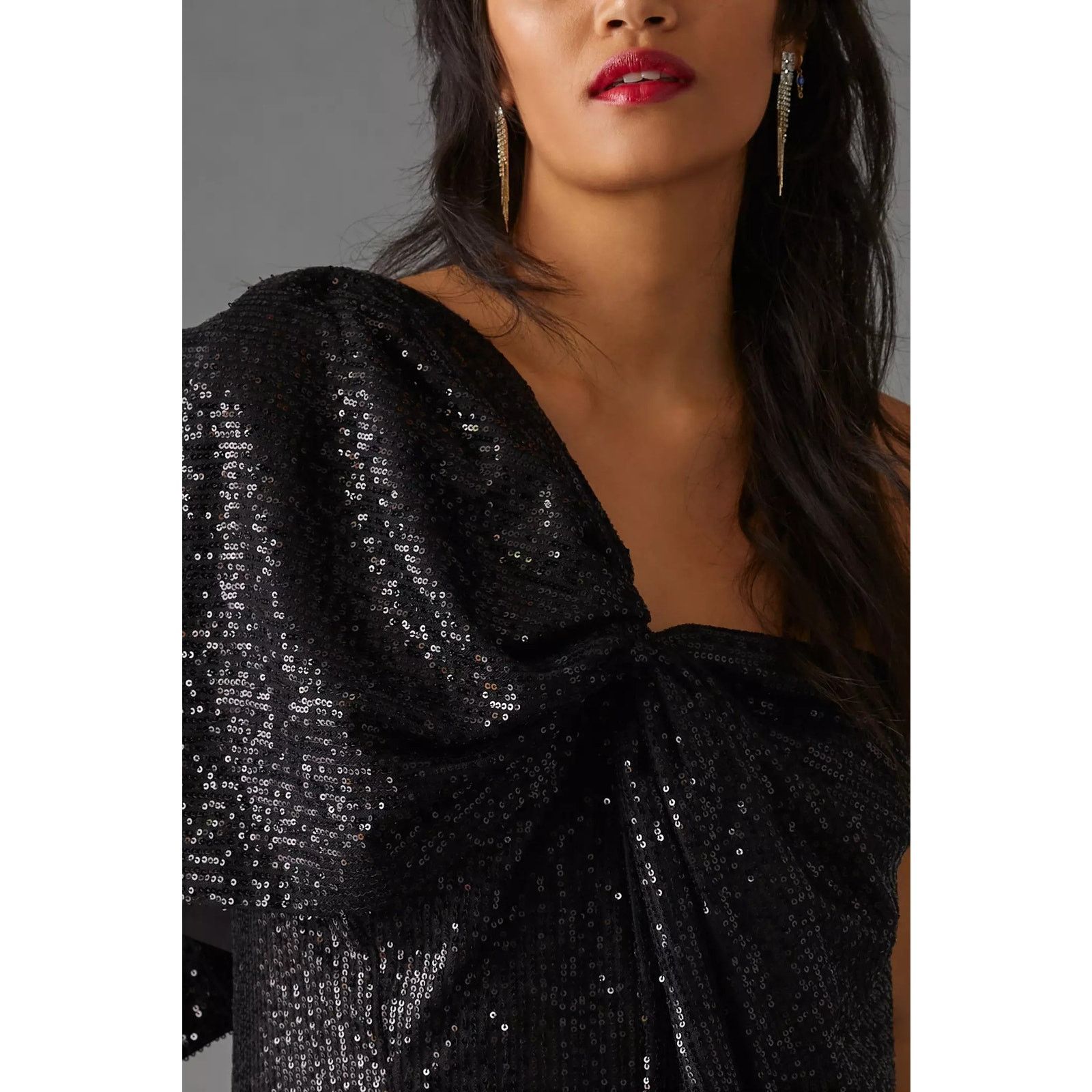 Anthropologie NWT Anthropologie Let Me Be One-Shoulder Mini Dress $180 XS Size XS / US 0-2 / IT 36-38 - 2 Thumbnail