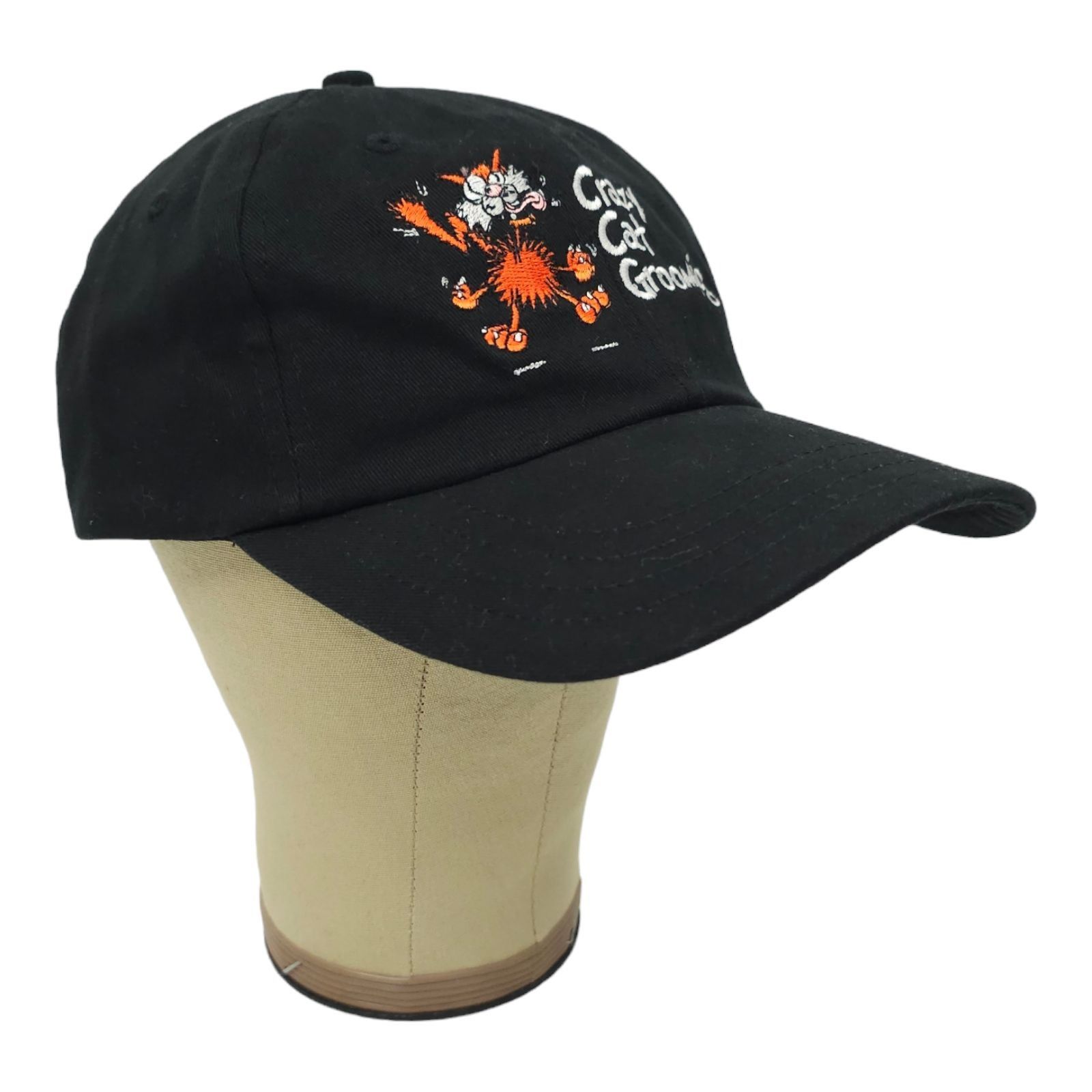 Other Crazy Cat Grooming Embroidered Logo Tuck Strap Cap Trucker Size ONE SIZE - 3 Thumbnail