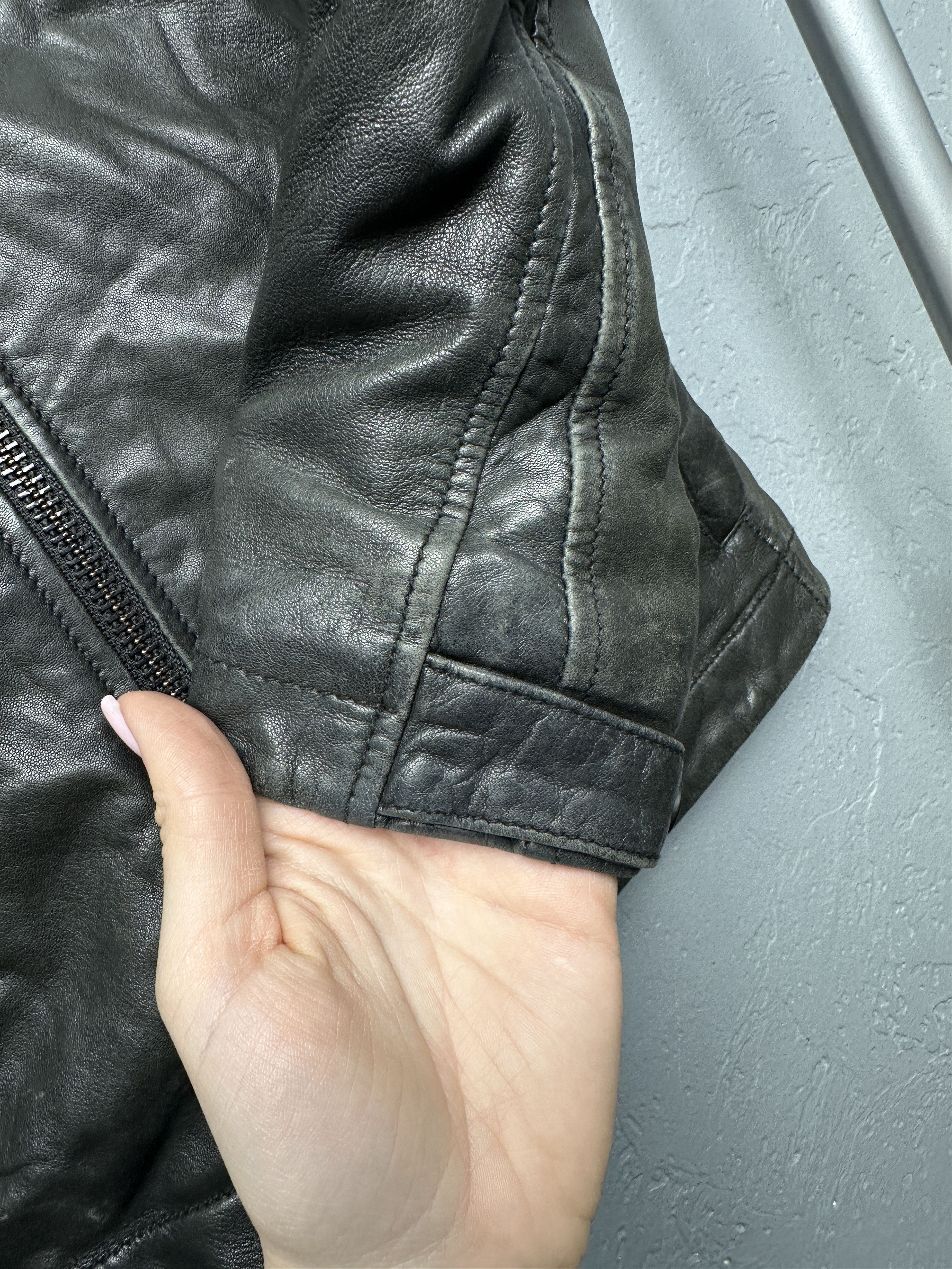 Other Tesla Womens Leather Jacket Size XS / US 0-2 / IT 36-38 - 8 Thumbnail