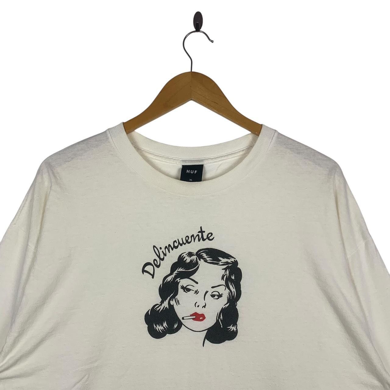 Huf HUF SKATEBOARD DELINCUENTE 2019 S/S Tee Shirt Top Size US XL / EU 56 / 4 - 2 Thumbnail