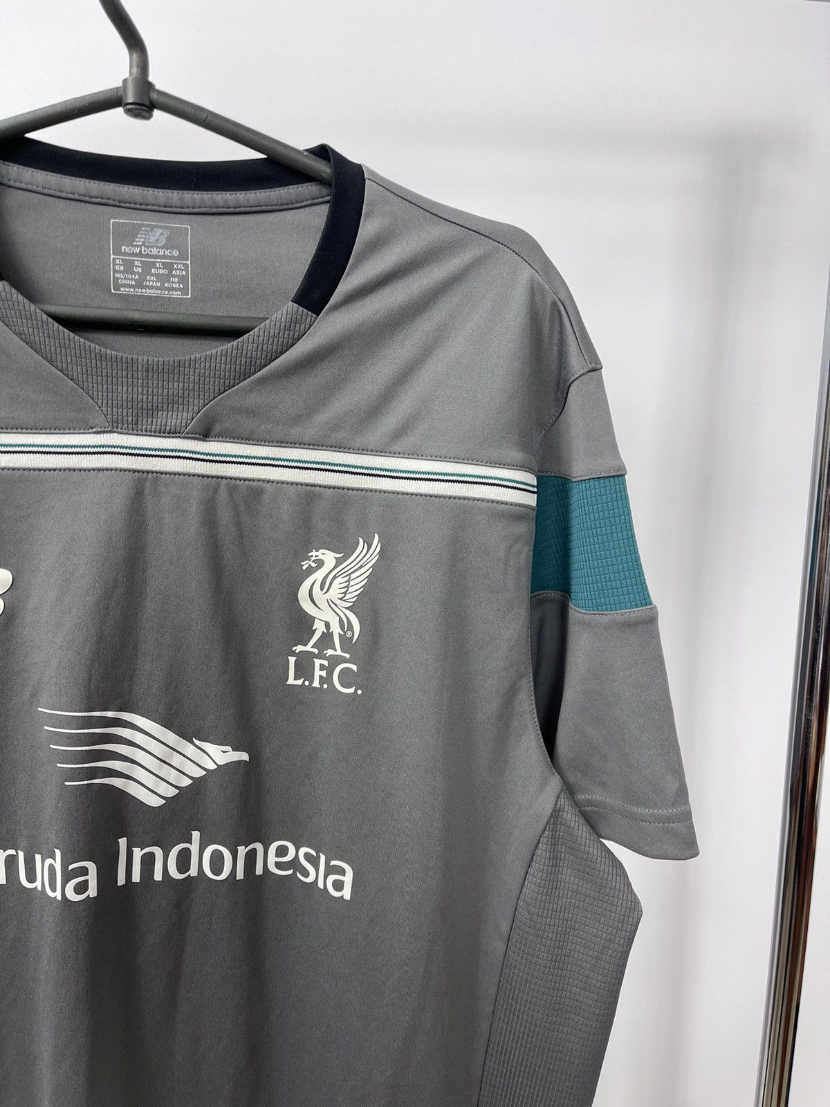 New balance liverpool grey top sale