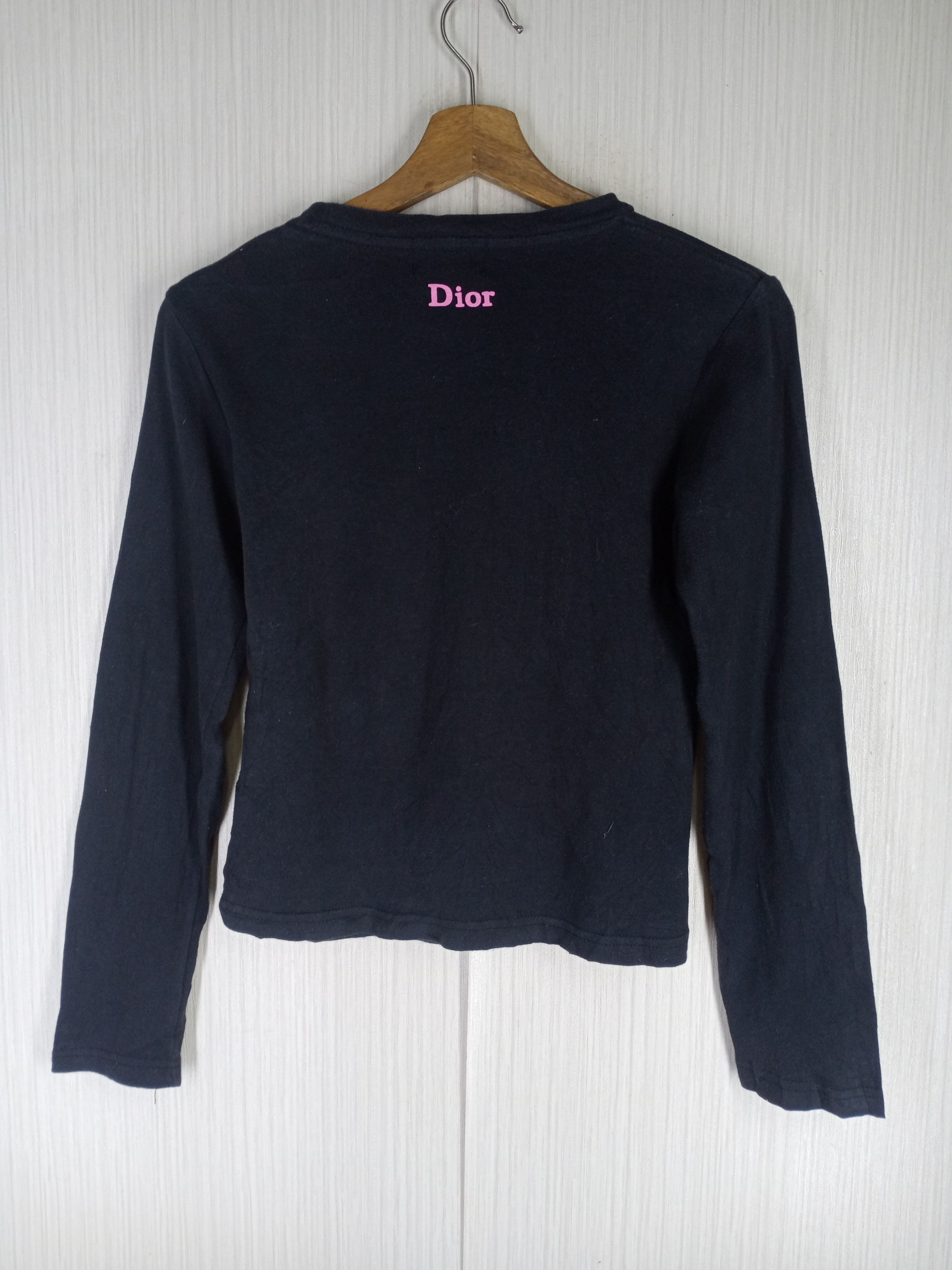 Christian Dior Monsieur Rare Vintage Christian Dior Long Sleeve Tshirt Size S / US 4 / IT 40 - 3 Thumbnail