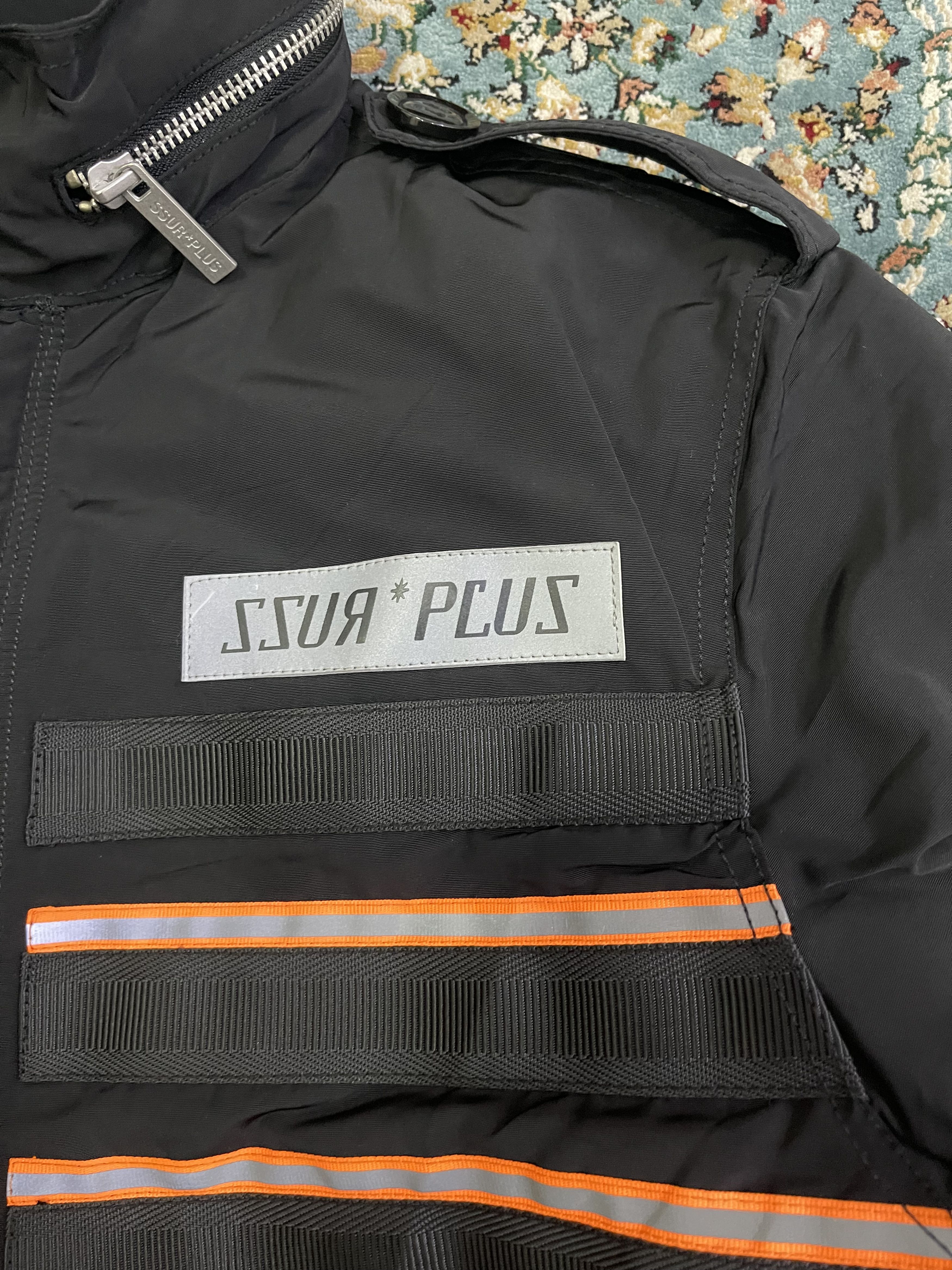 SSUR AW18 SSUR Safety Reflector Puffer Jacket “Make Love Not War” Size US M / EU 48-50 / 2 - 5 Thumbnail