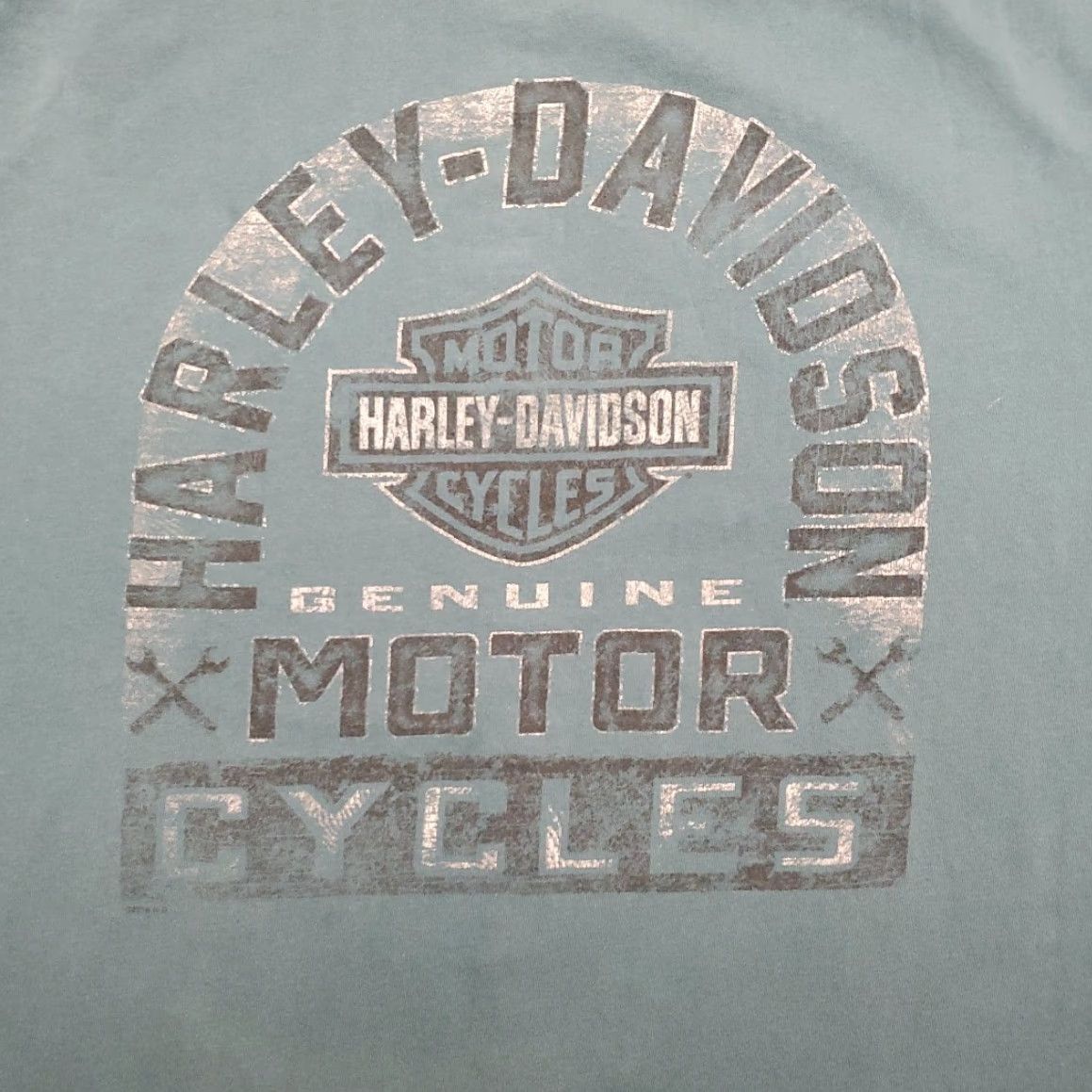 Harley Davidson VINTAGE Harley-Davidson Shirt Men L Green MT Rainier Seattle Washington Motorcycles Bike Size US L / EU 52-54 / 3 - 2 Thumbnail