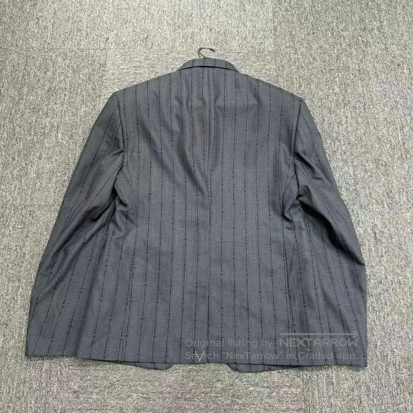 Louis Vuitton louis vuitton striped wool suit jacket. Size US XXL / EU 58 / 5 - 2 Thumbnail