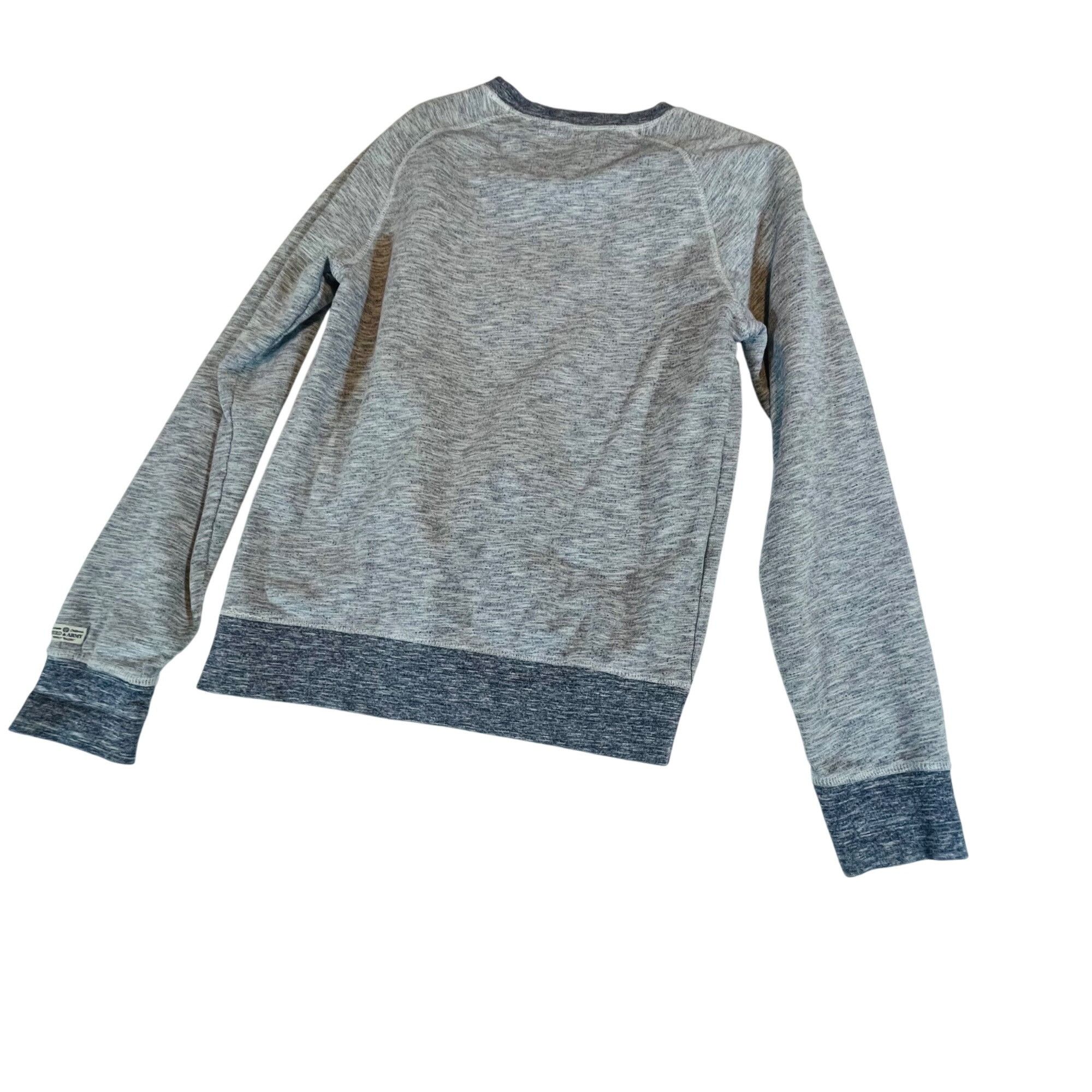 Other Third & Army Gray Heathered Crewneck Sweater Men's M Cotton Size US M / EU 48-50 / 2 - 6 Thumbnail