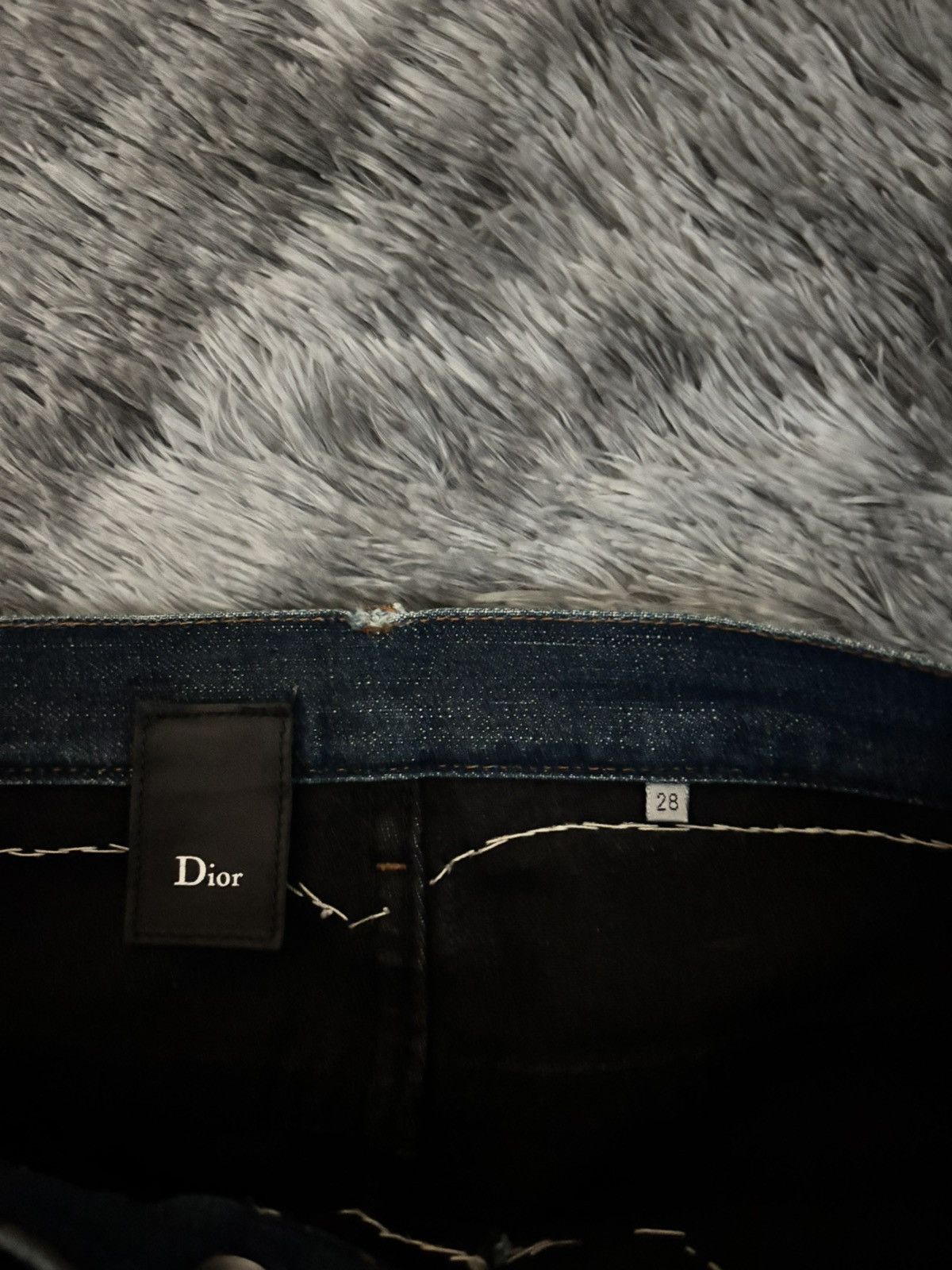 Dior dior homme AW06 cummerbund black denim “These Grey Days” Size US 28 / EU 44 - 5 Thumbnail