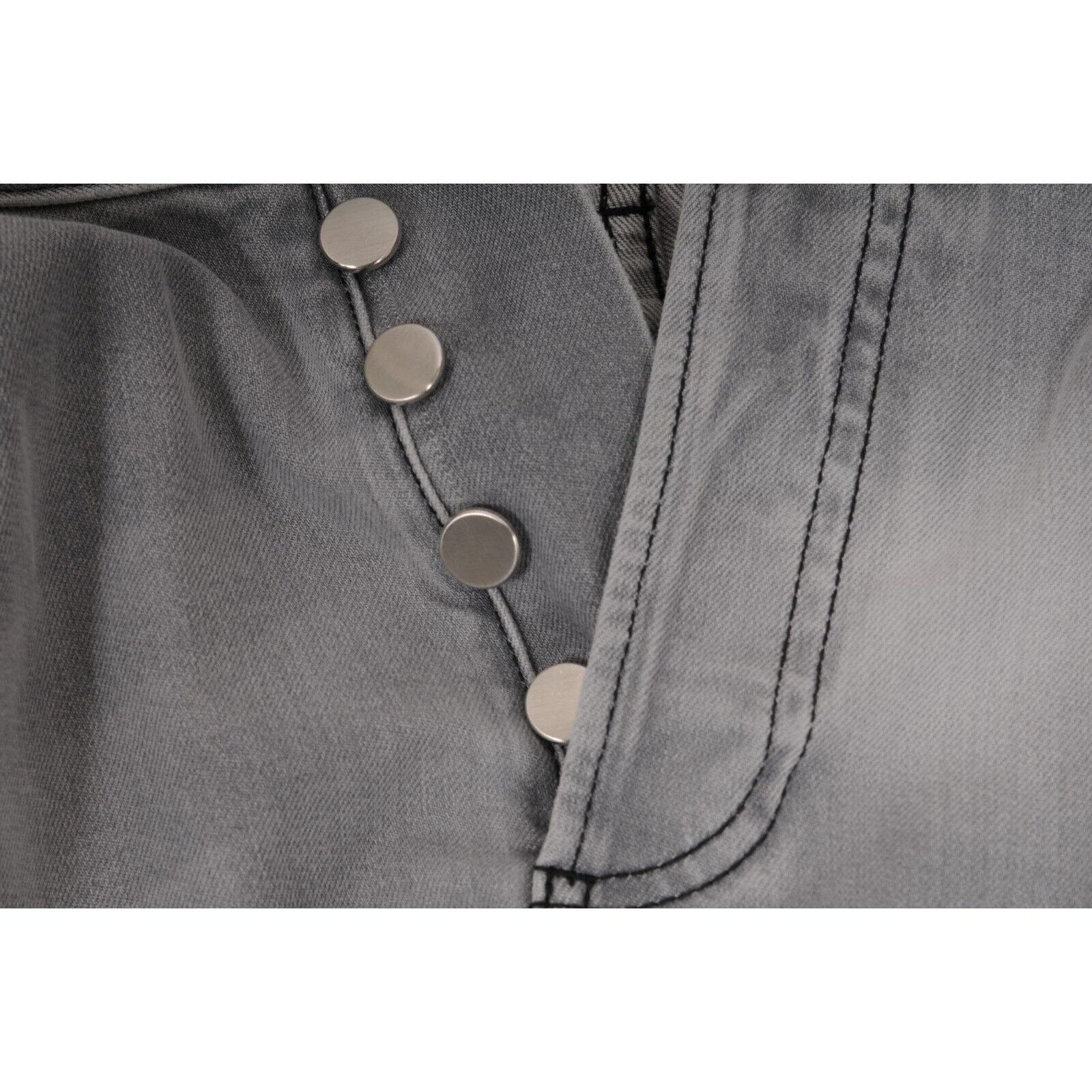Balmain Slim Jeans Light Wash Gray Denim Size US 34 / EU 50 - 9 Thumbnail