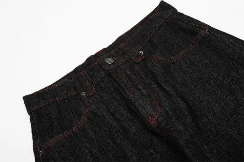 Japanese Brand × Jean Pants American high street men's loose scimitar jeans Size US 32 / EU 48 - 4 Thumbnail