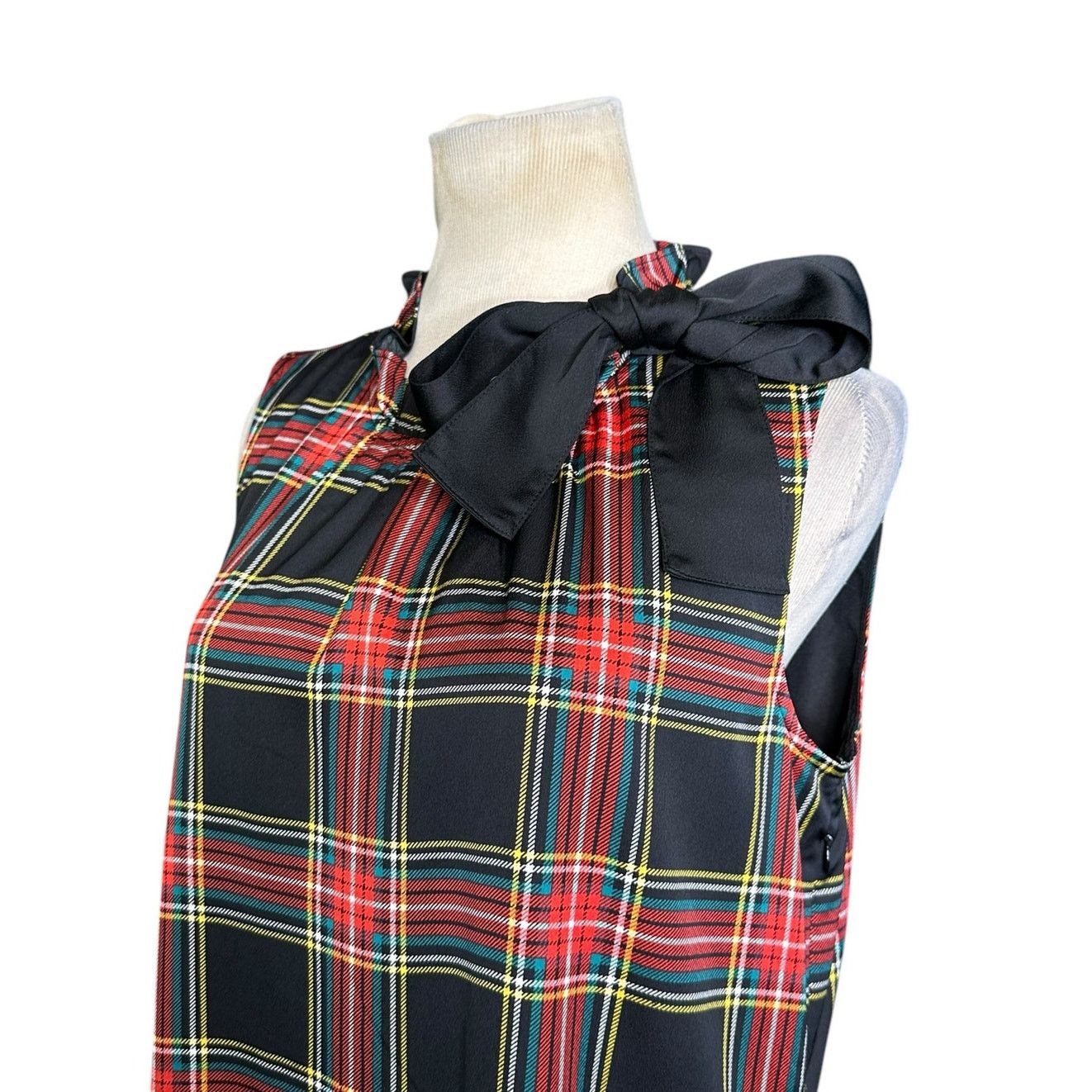 J.Crew J.CREW red green sleeveless shift mini dress size 6 Size M / US 6-8 / IT 42-44 - 6 Thumbnail