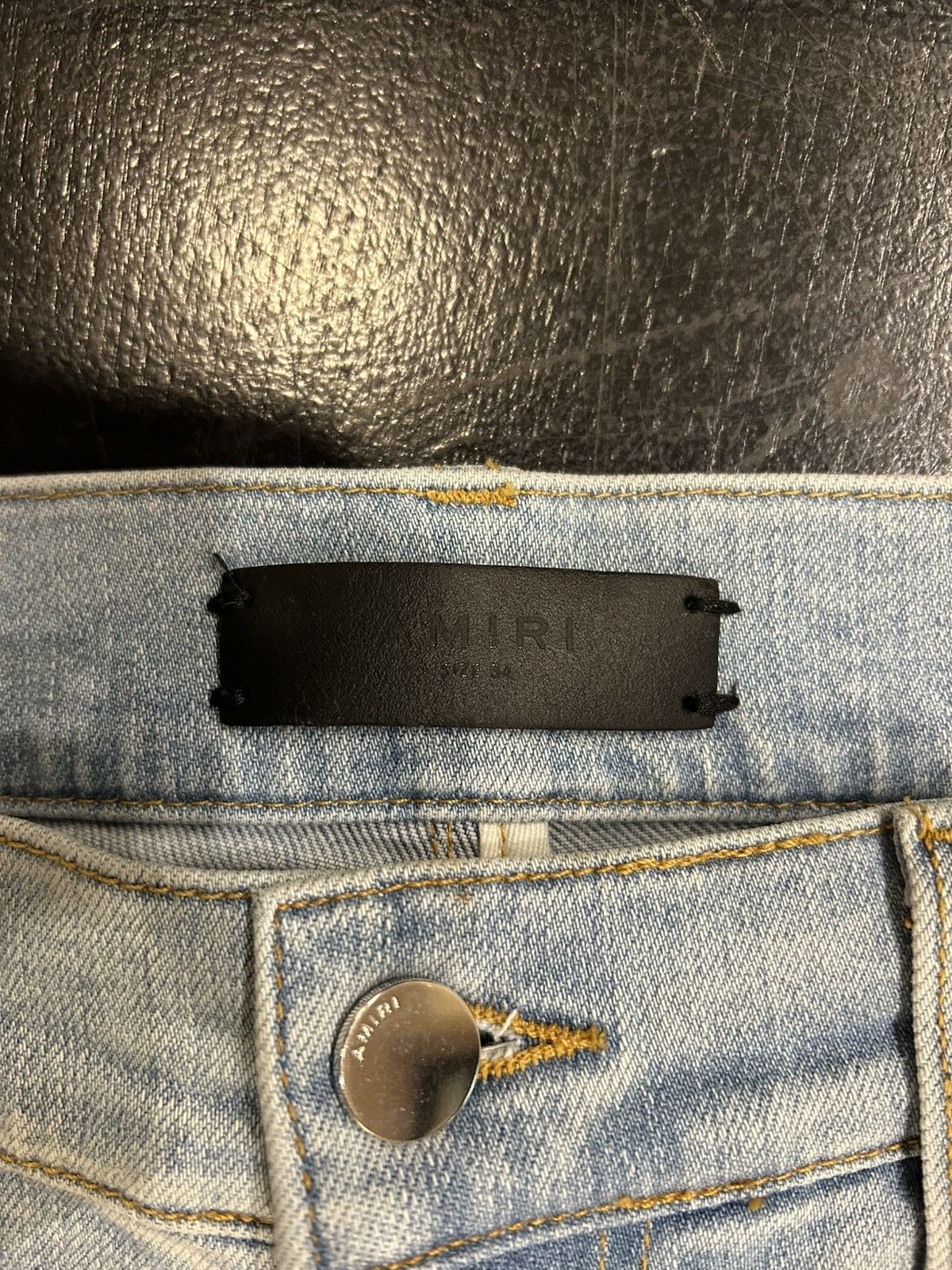 Amiri Amiri MX-1 Zebra Patch Denim Jeans Size US 34 / EU 50 - 3 Thumbnail