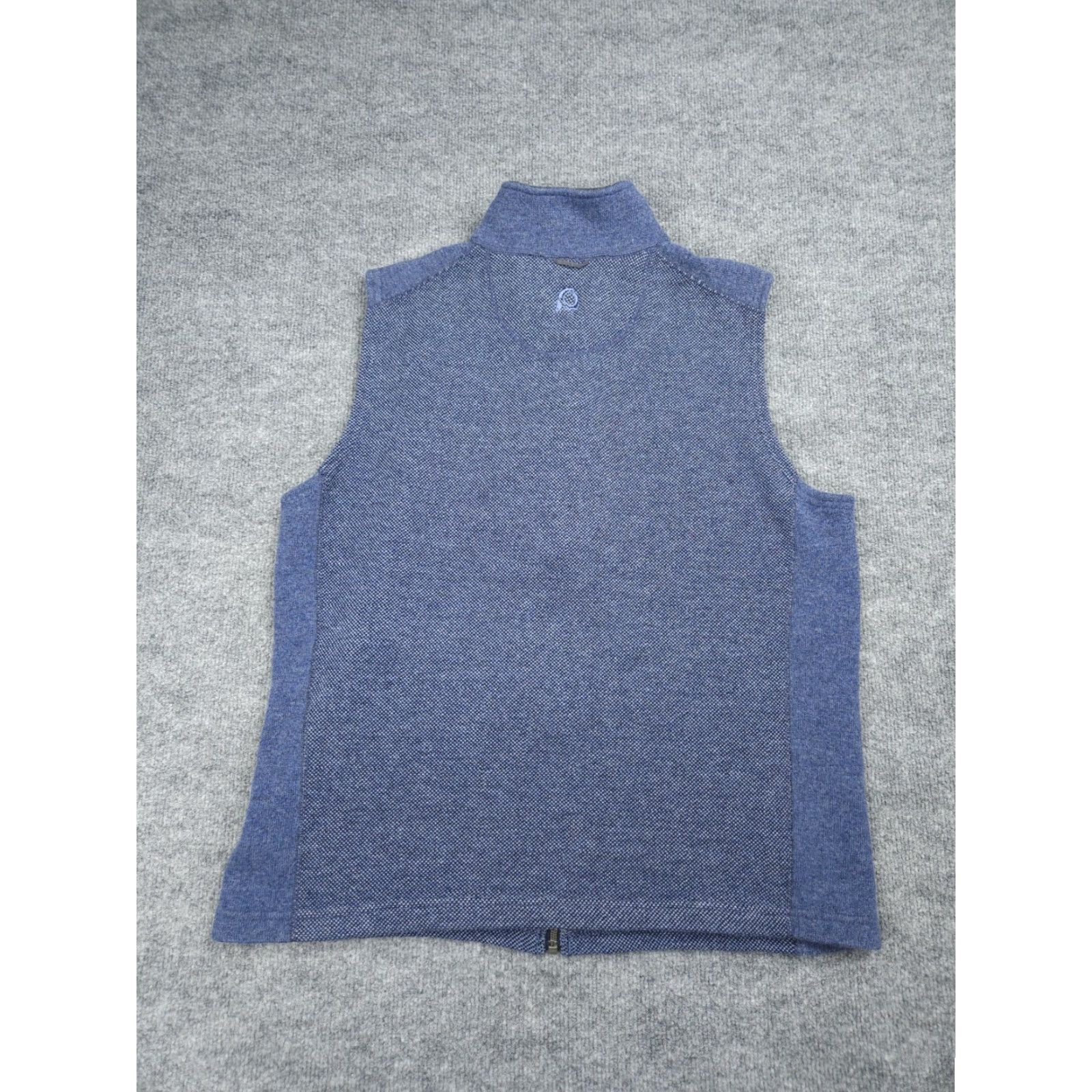 Vintage Overland Vest Mens Large Blue Wool Blend Full Zip Pockets High Neck Vest Size US L / EU 52-54 / 3 - 4 Thumbnail