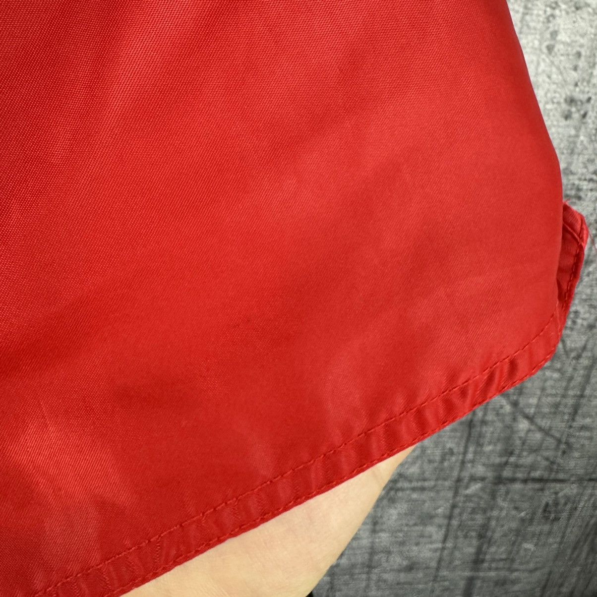 Nike Vintage 90s Nike swoosh nylon red shorts size L old retro Size US 34 / EU 50 - 5 Thumbnail