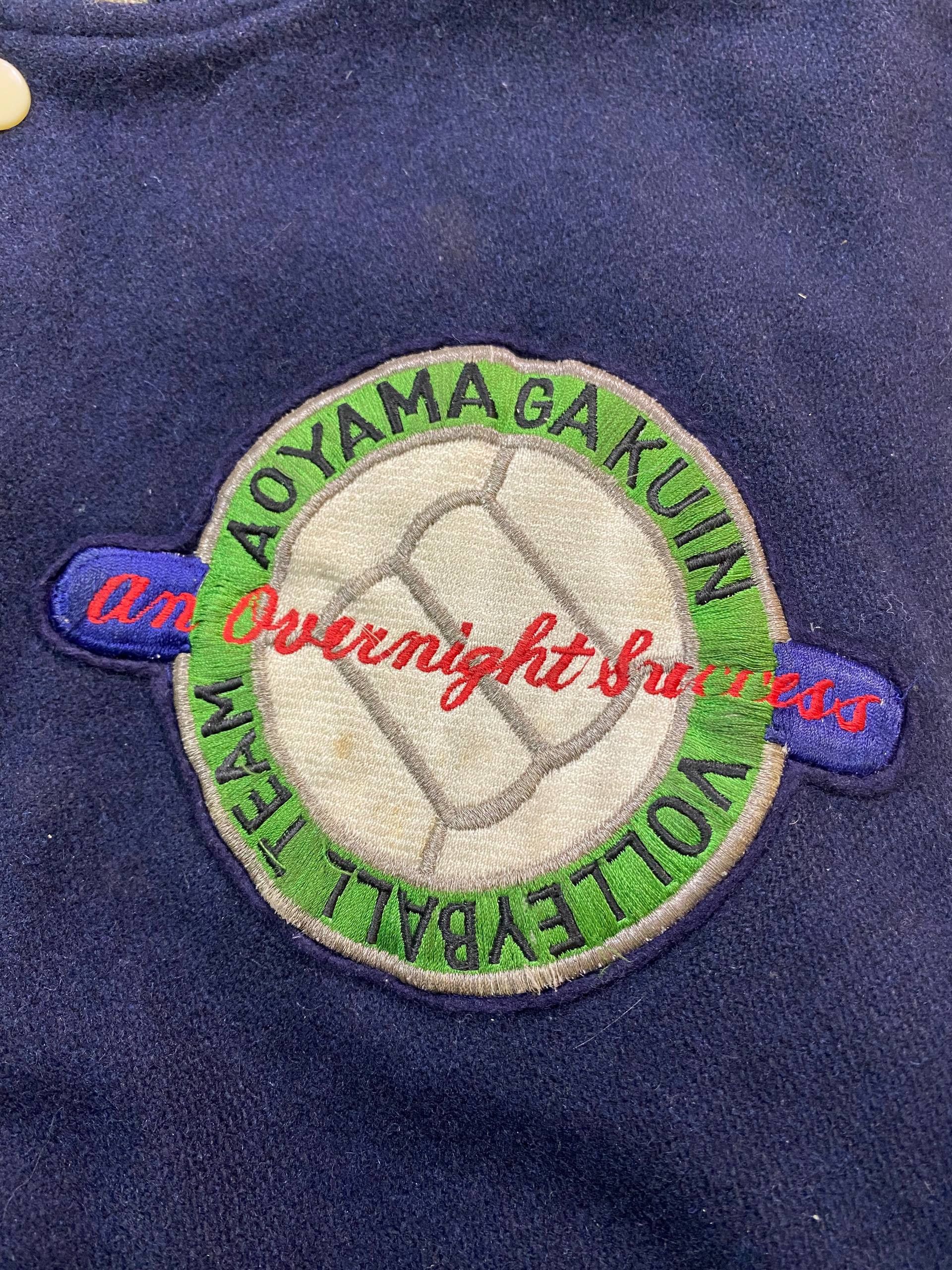 Vintage Vintage Aoyama Gakuin University Volleyball Varsity Jacket Size US M / EU 48-50 / 2 - 8 Thumbnail