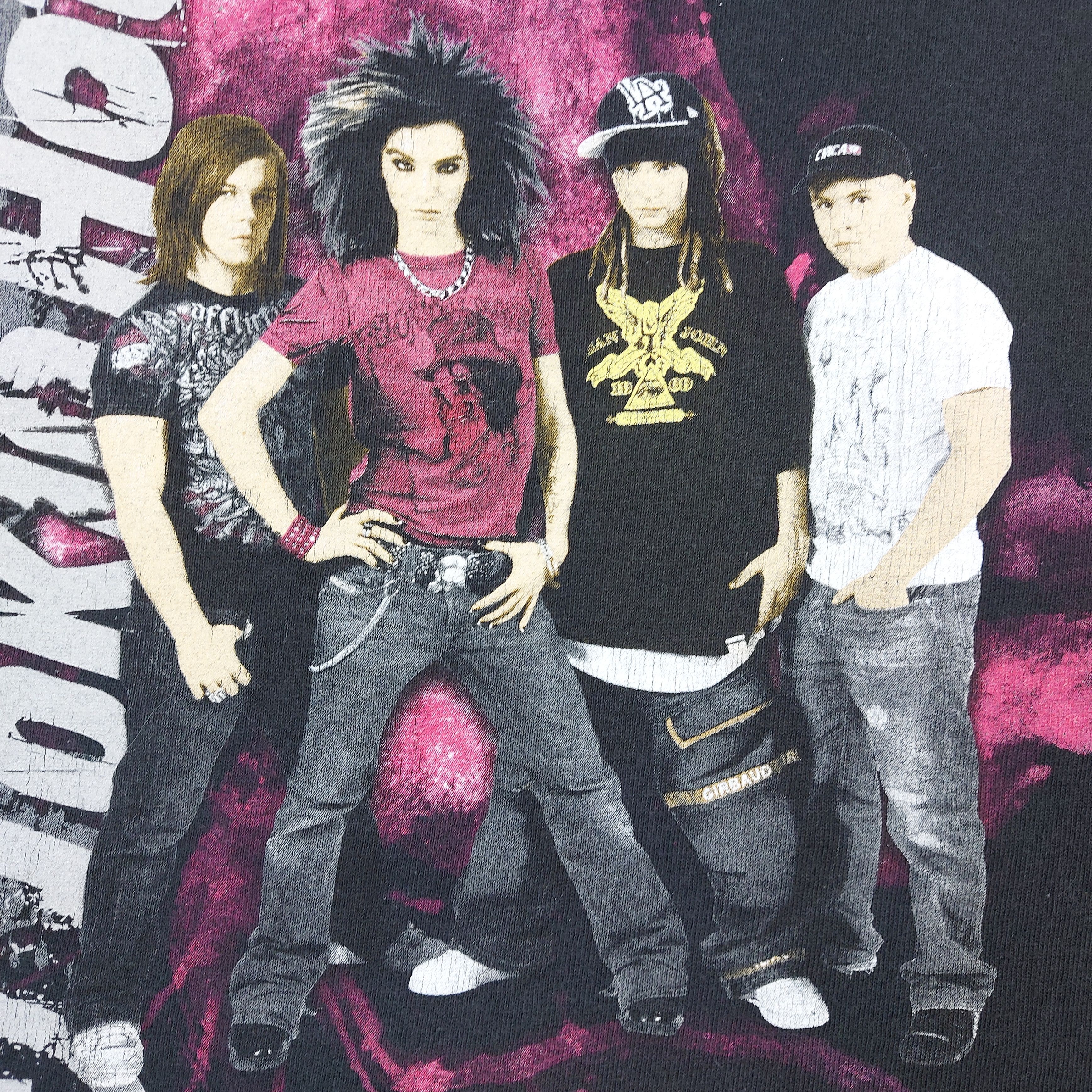 Band Tees Vintage 2007 Tokio Hotel Band Concert Tour Official TEE Size US XL / EU 56 / 4 - 4 Thumbnail