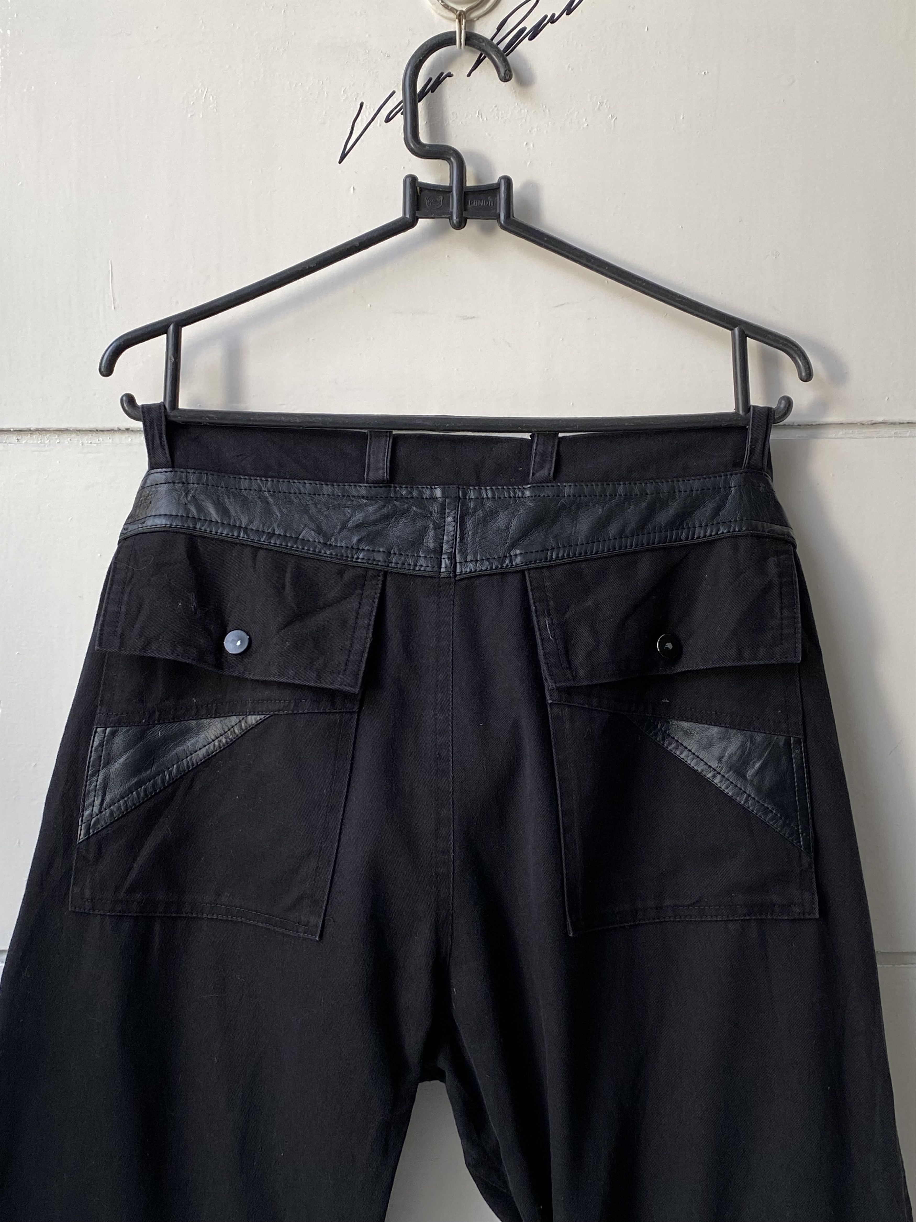 If Six Was Nine DIFFERENT Zipper Leather Bondage Pants Size US 28 / EU 44 - 5 Thumbnail