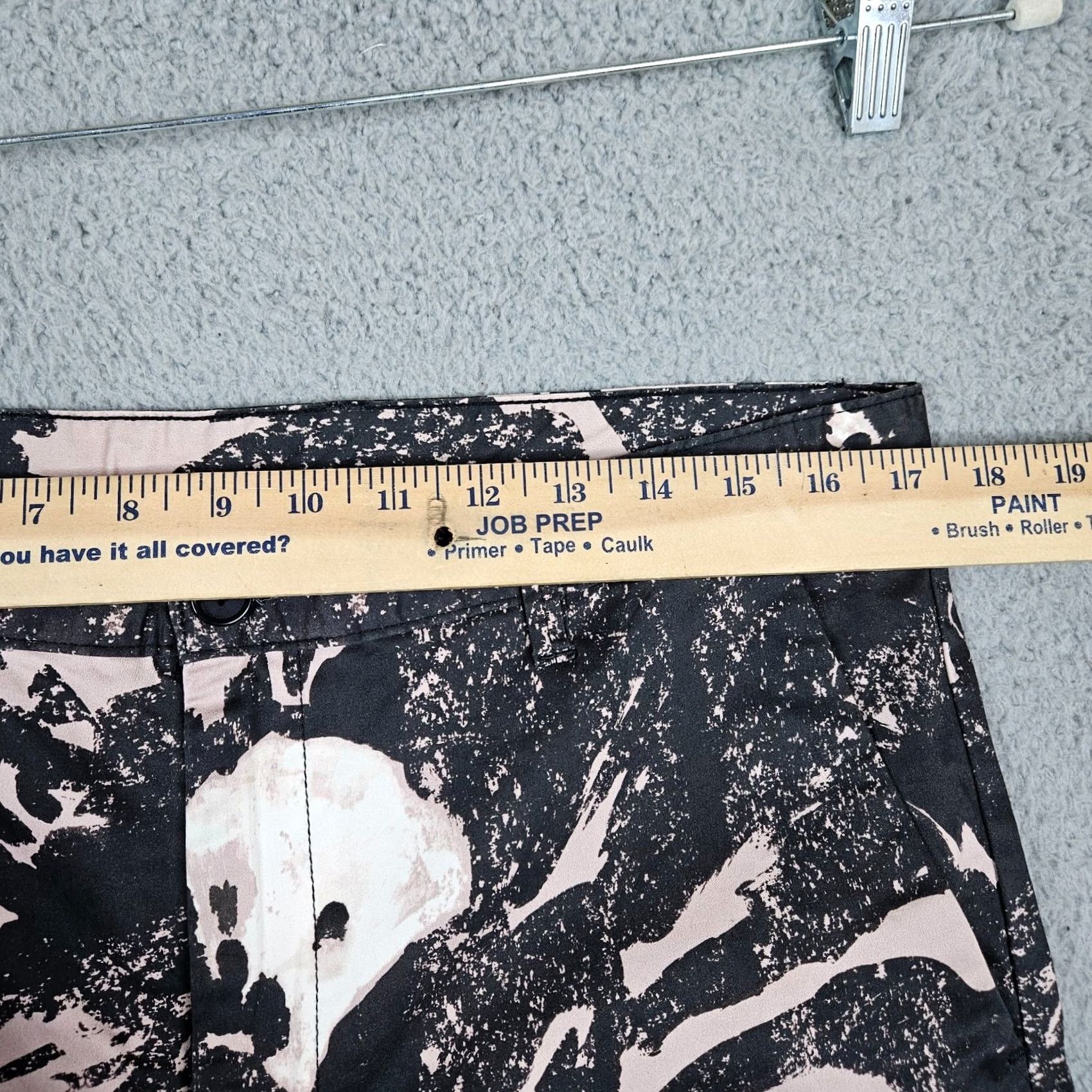 Zara Zara Women’s Black Pink Floral Printed Chino Casual Pant Size 34 Size 24" / US 00 / IT 34 - 3 Thumbnail